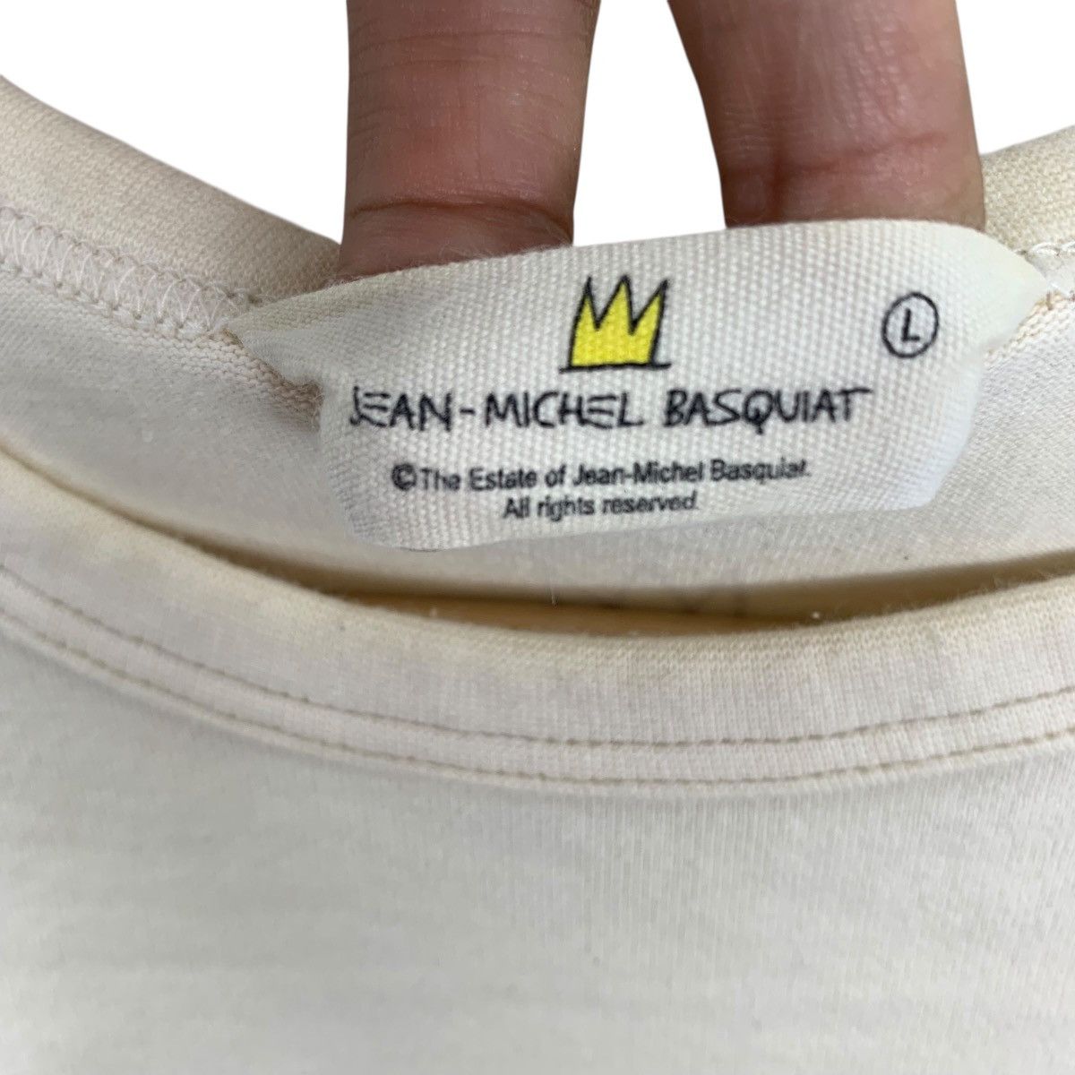 Jean JEAN MICHEL BASQUIAT Jmb Who is This Man Long sleeve Shirt Size US M / EU 48-50 / 2 - 7 Thumbnail