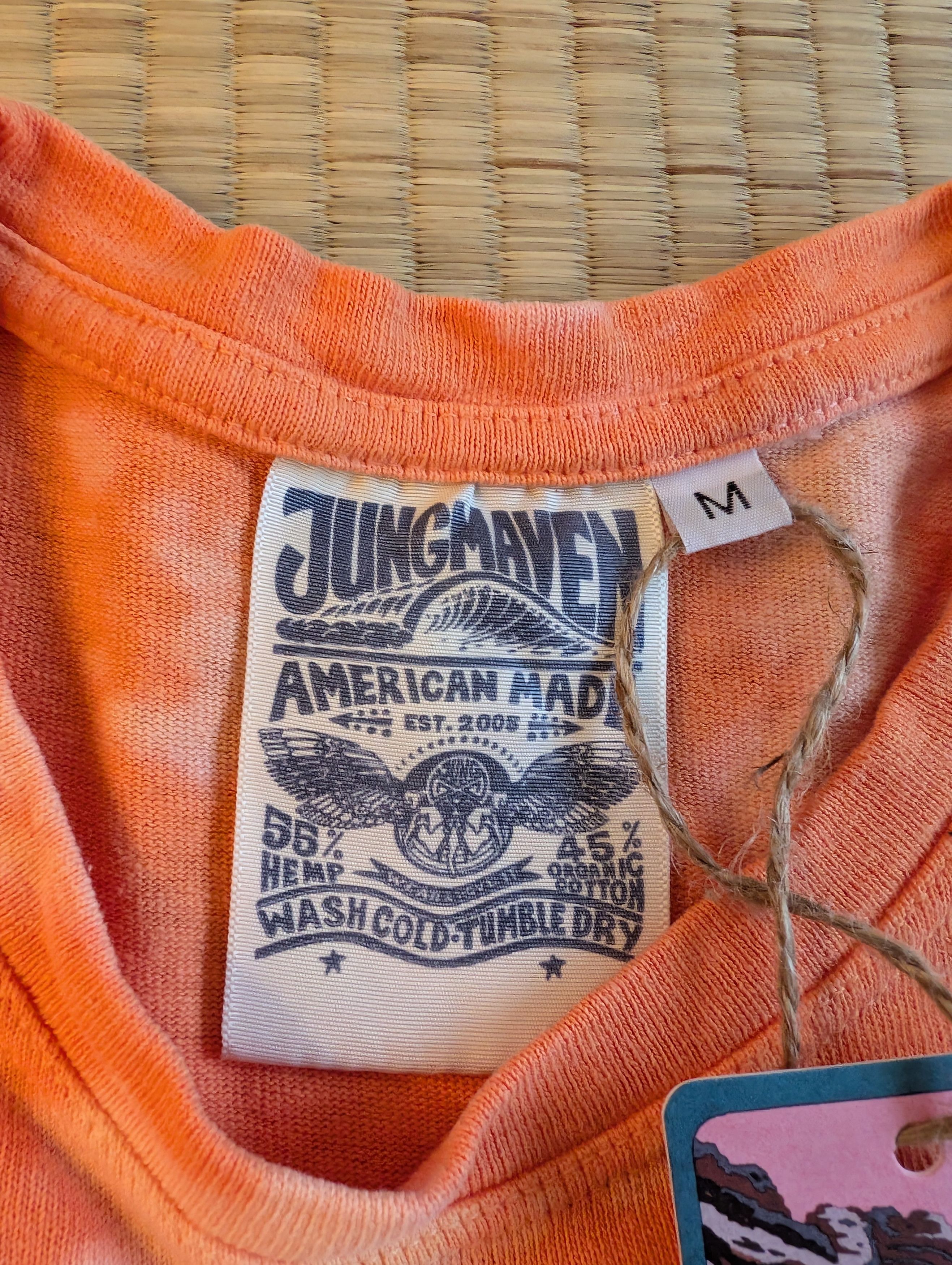 Jungmaven NWT Jungmaven River Baja Tie-dye T-shirt Apricot Size US M / EU 48-50 / 2 - 3 Thumbnail