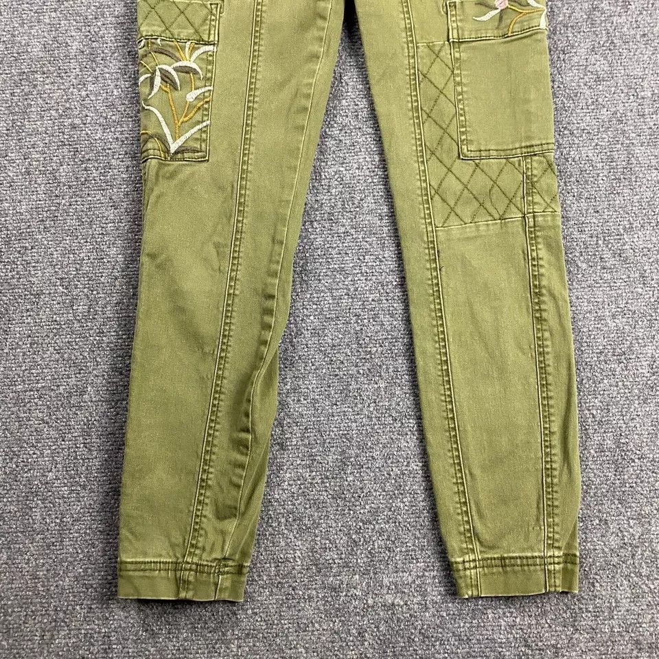 Anthropologie Anthropologie Pants Women's 27 Cargo Ankle Chino Distressed Size 27" / US 4 / IT 40 - 2 Thumbnail