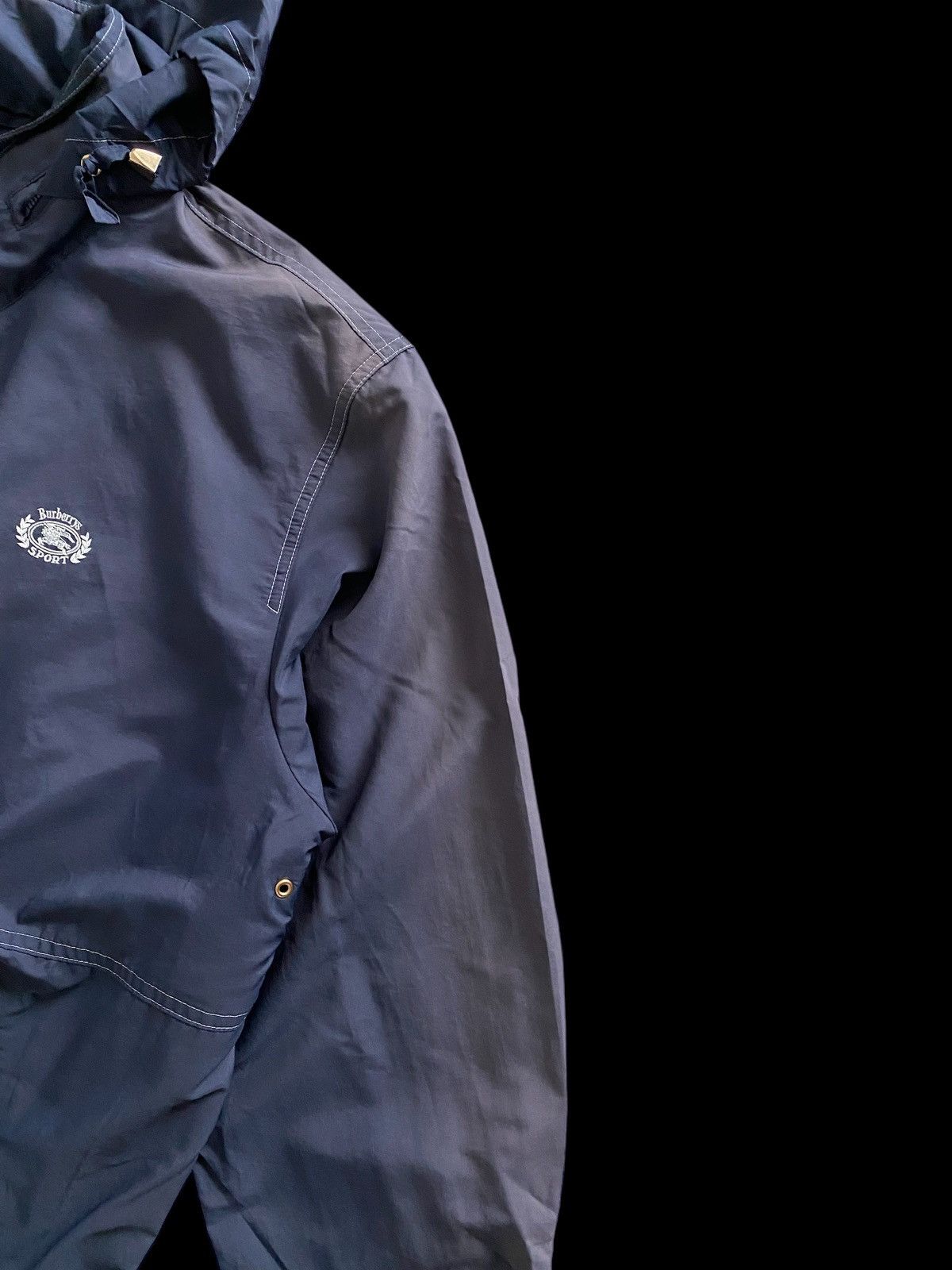 Burberry VTG 80's Burberry's Sport Traveller hoodie gold button Size US M / EU 48-50 / 2 - 11 Thumbnail
