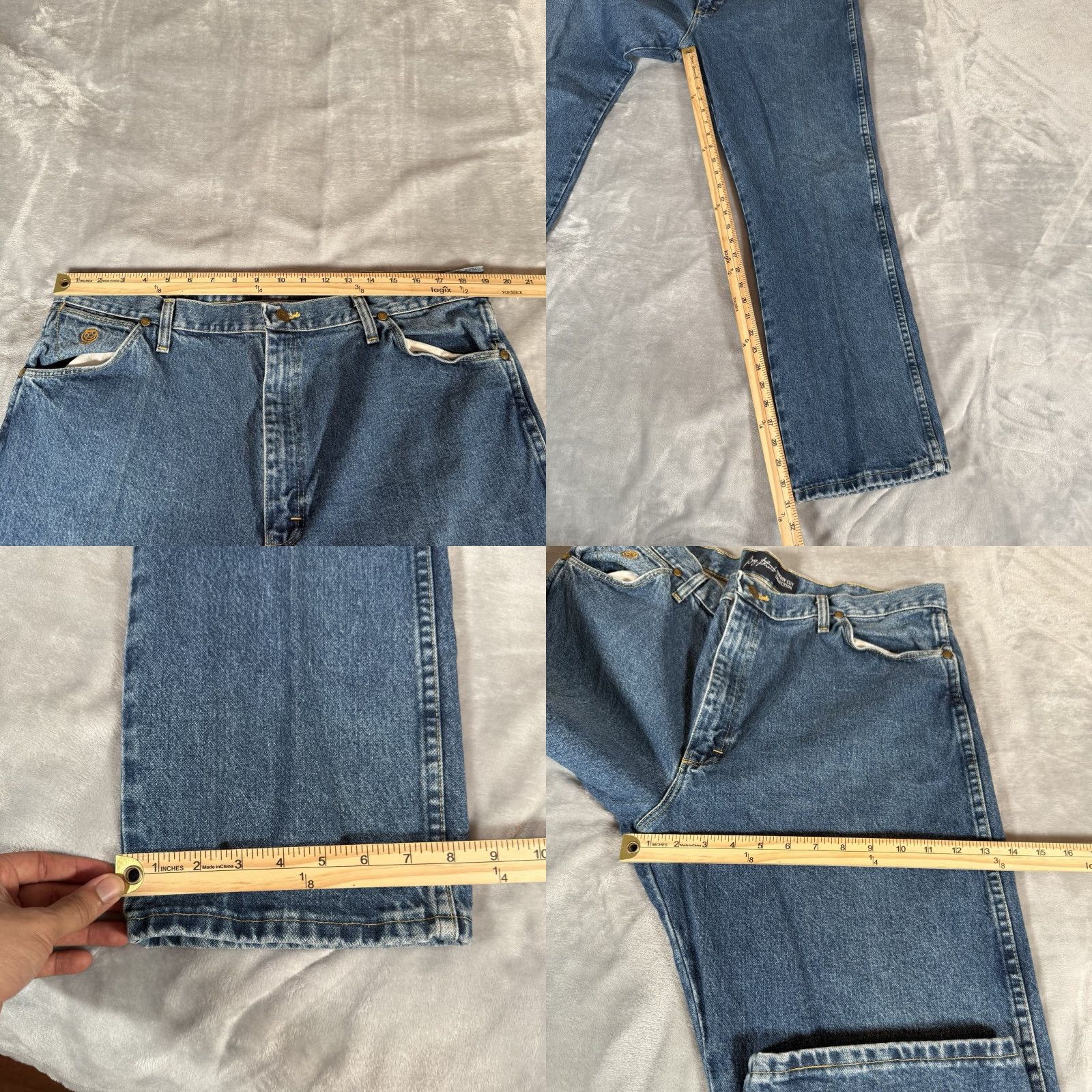 Wrangler VINTAGE? Wait — Wrangler George Strait Collection Jeans Mens 38x31 (Fits 38x31) 13MGSHD Size US 38 / EU 54 - 8 Thumbnail