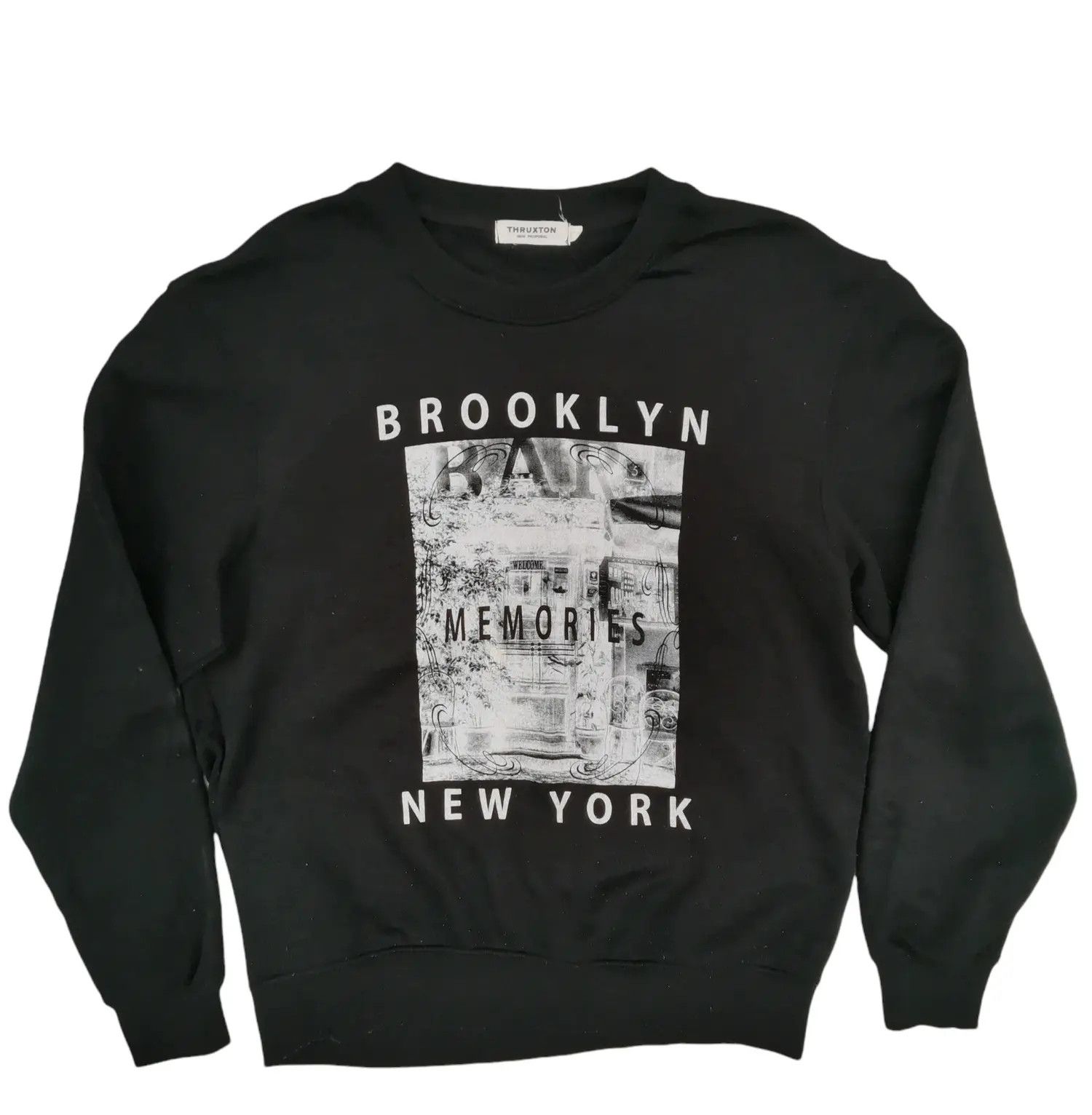 Brooklyn Clothing Rare!!! Brooklyn Memories New York Big Logo Sweatshirts Size US L / EU 52-54 / 3 - 1 Thumbnail