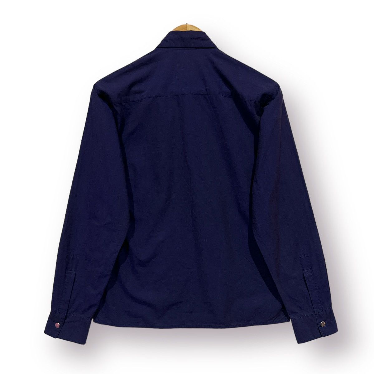 agnes b. 🔥 AGNES B. HOMME PARIS SUNFADED ZIPPER WORKSHIRT Size US S / EU 44-46 / 1 - 10 Thumbnail