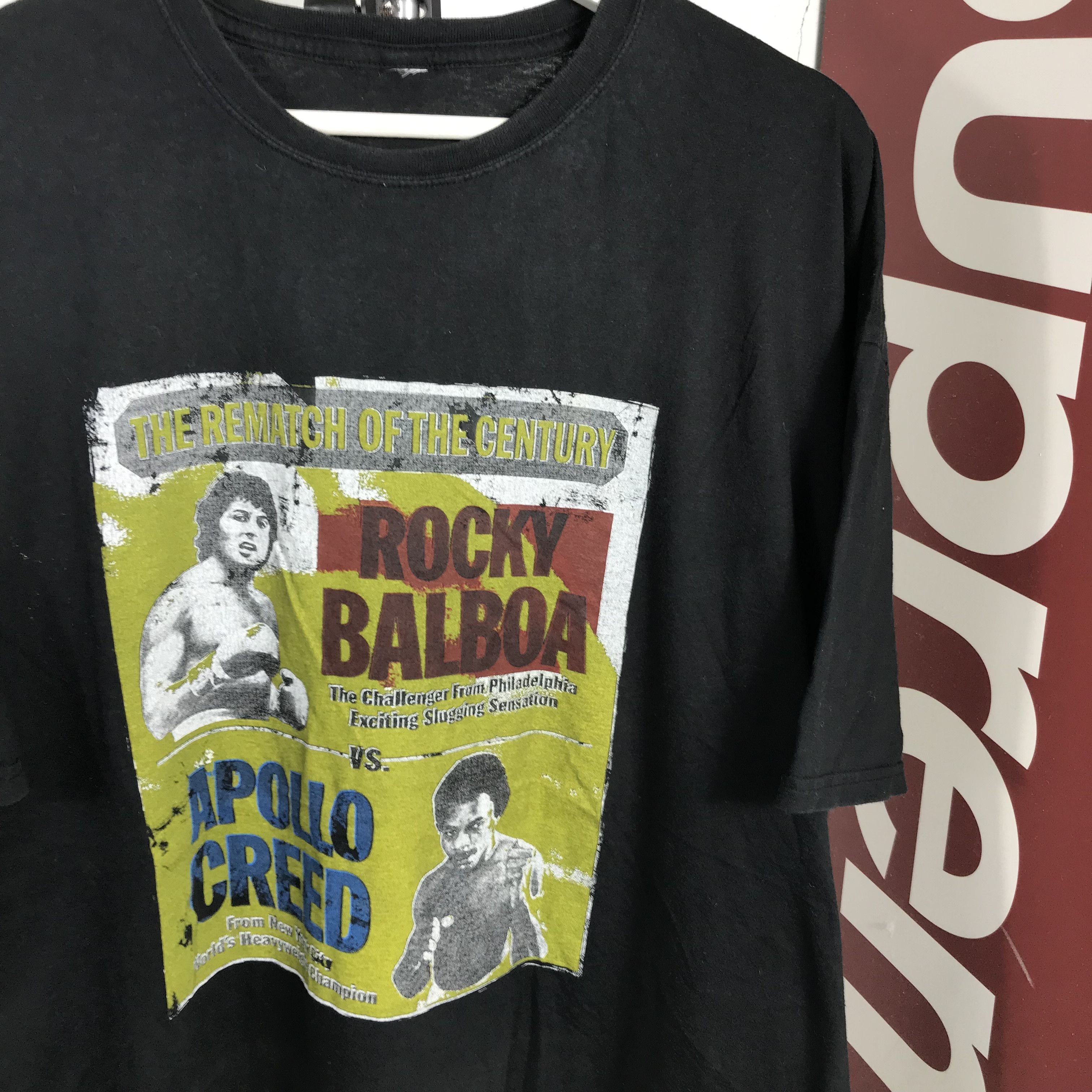 Vintage Vintage rocky balboa vs apollo creed battle champion shirt Size US XL / EU 56 / 4 - 3 Thumbnail