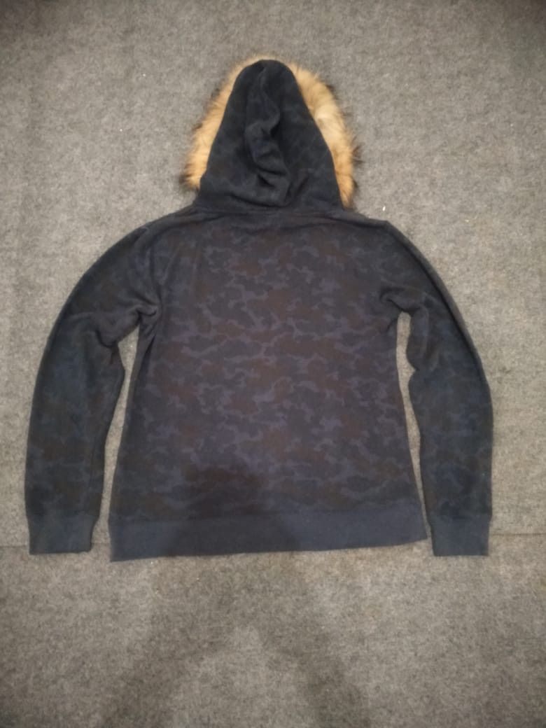 20471120 Lucpy fur Hoodie blue camo Size US M / EU 48-50 / 2 - 2 Thumbnail