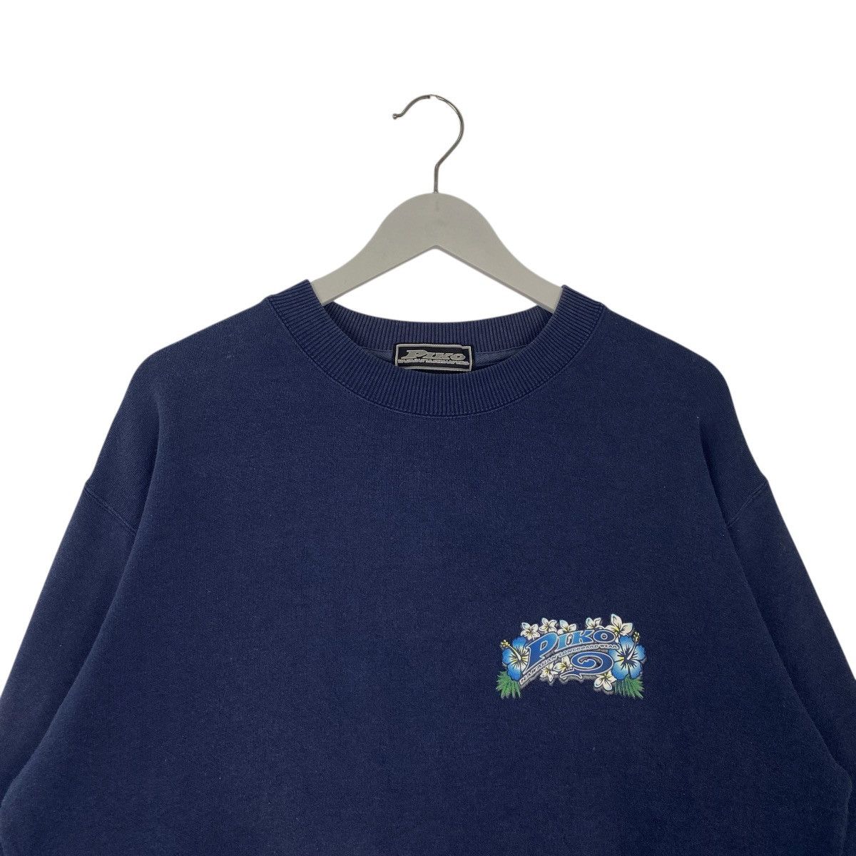 Vintage Vintage Piko Hawaiian Sweatshirt Crewneck Navy Blue Size L Size US L / EU 52-54 / 3 - 4 Thumbnail