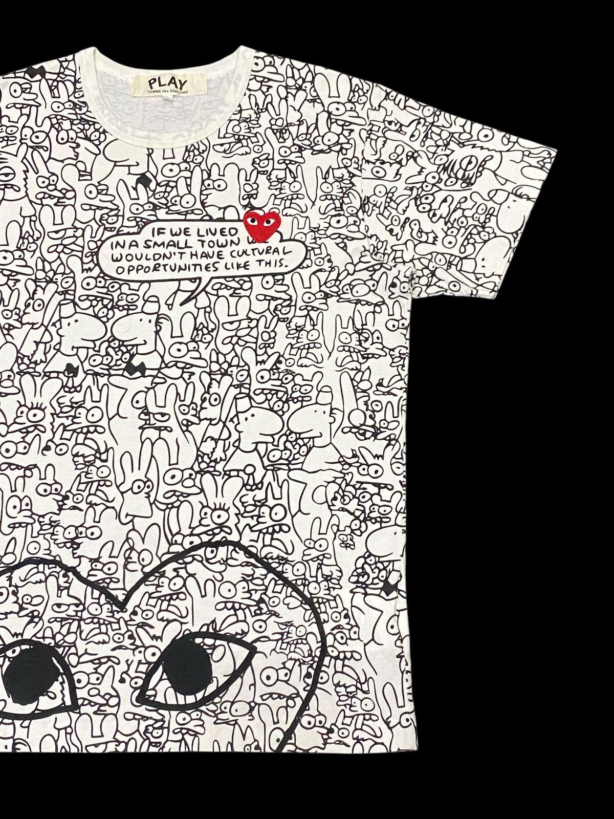 Comme des Garcons × Comme des Garcons PLAY AD2009 Comme Des Garçons Play X Matt Groening Shirt Size US L / EU 52-54 / 3 - 5 Thumbnail