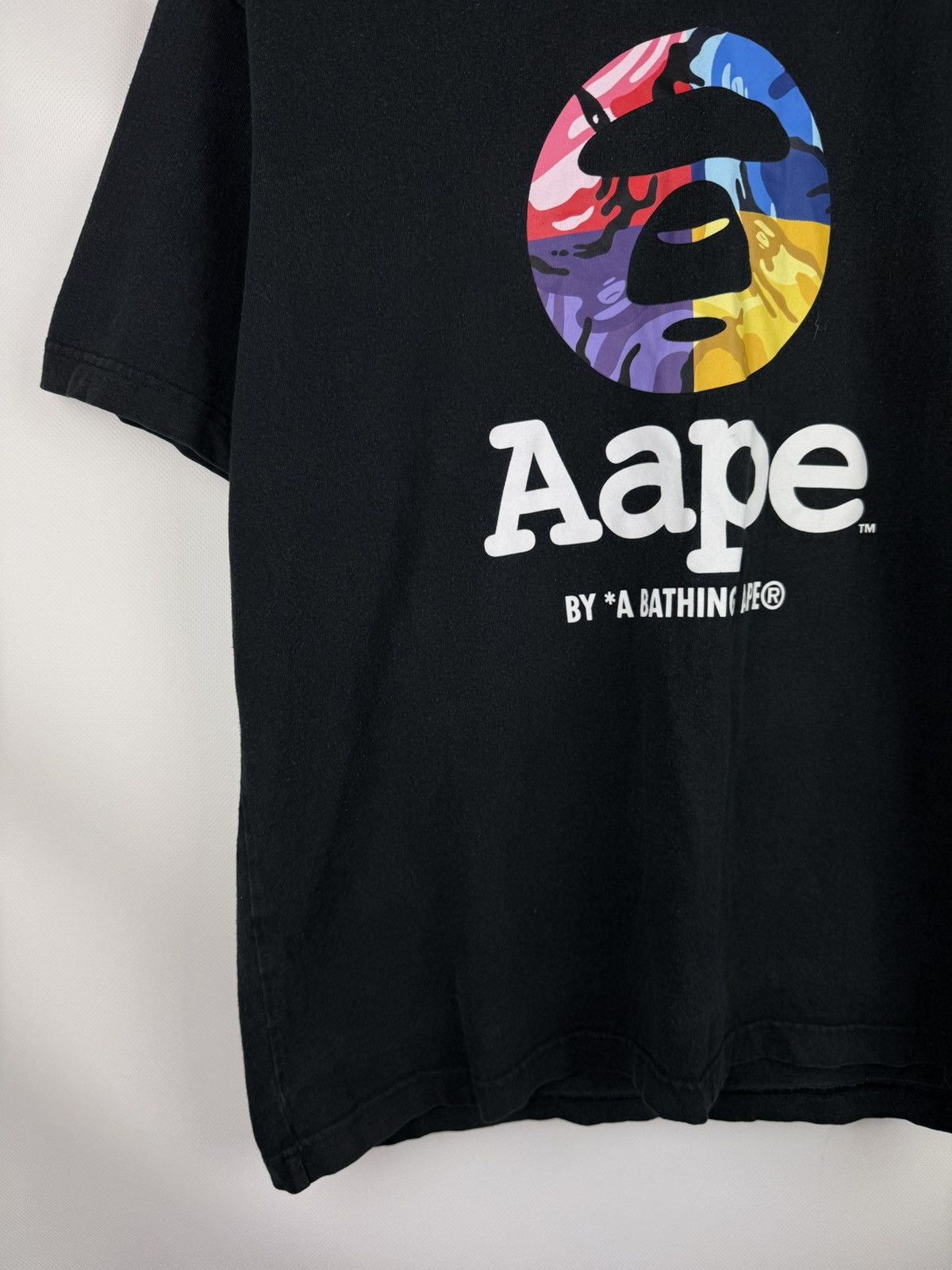 Aape A Bathing Ape Big Logo Graphic Print Short Sleeve T Shirt Size US M / EU 48-50 / 2 - 5 Thumbnail
