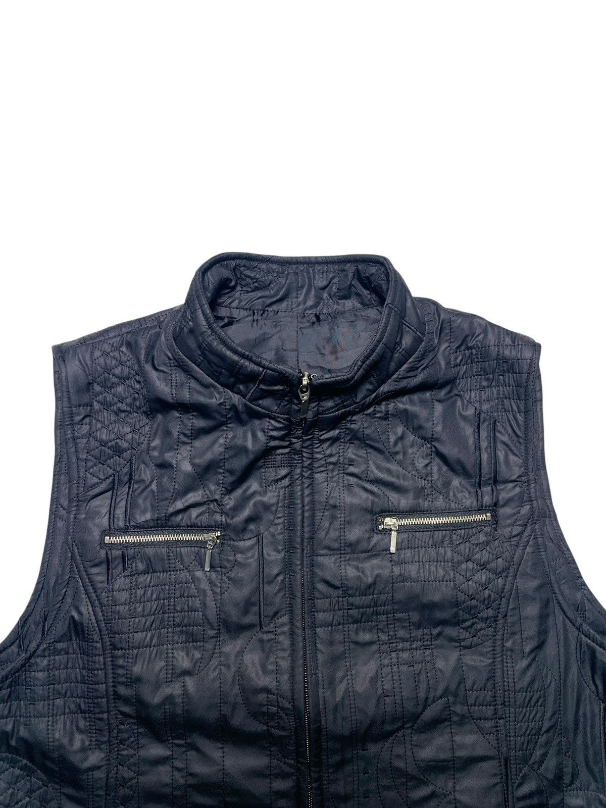 If Six Was Nine 2000’s Flohlich - Multizip Textured Vest Size US M / EU 48-50 / 2 - 3 Thumbnail