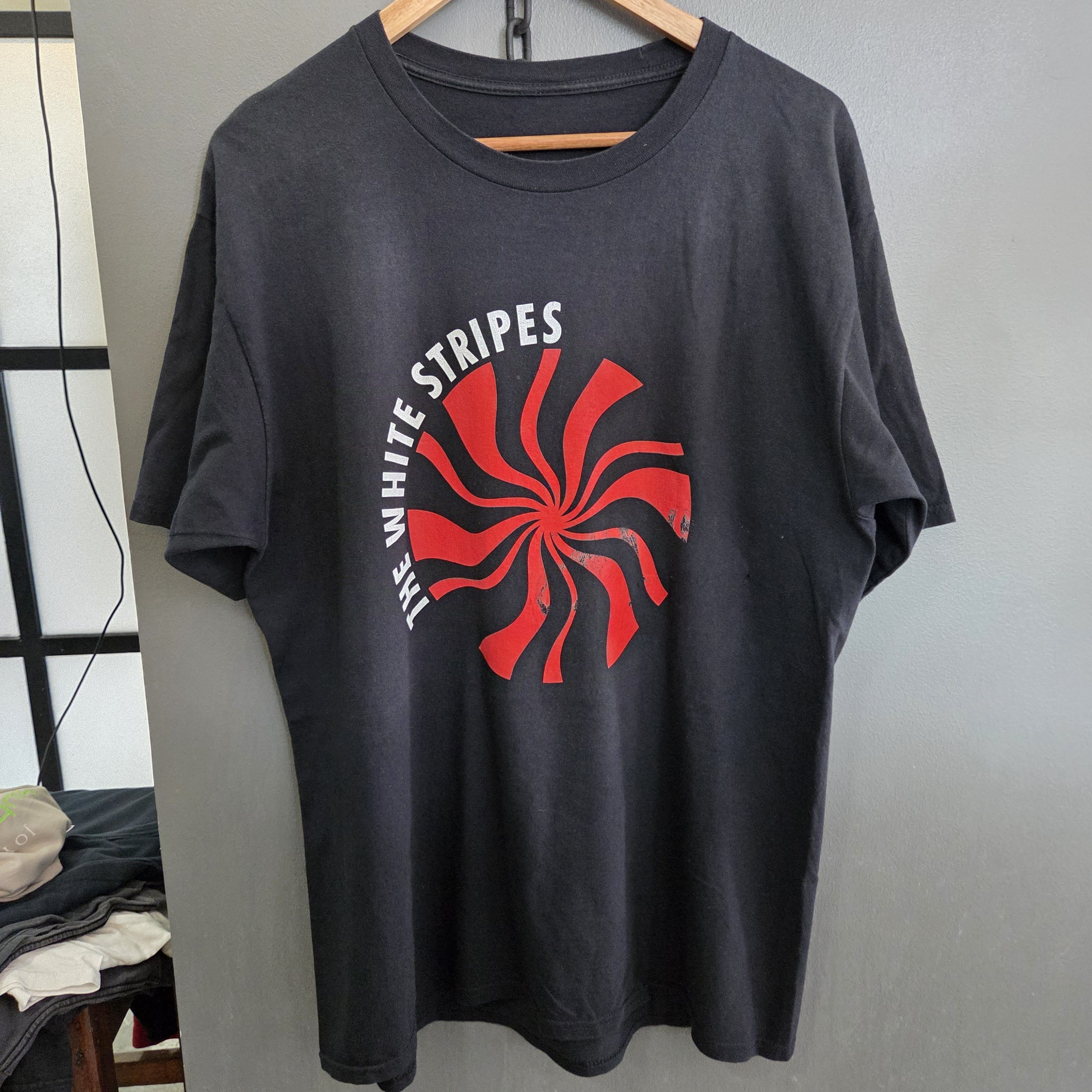 Vintage The White Stripes 00s Band Tee Size US L / EU 52-54 / 3 - 1 Thumbnail