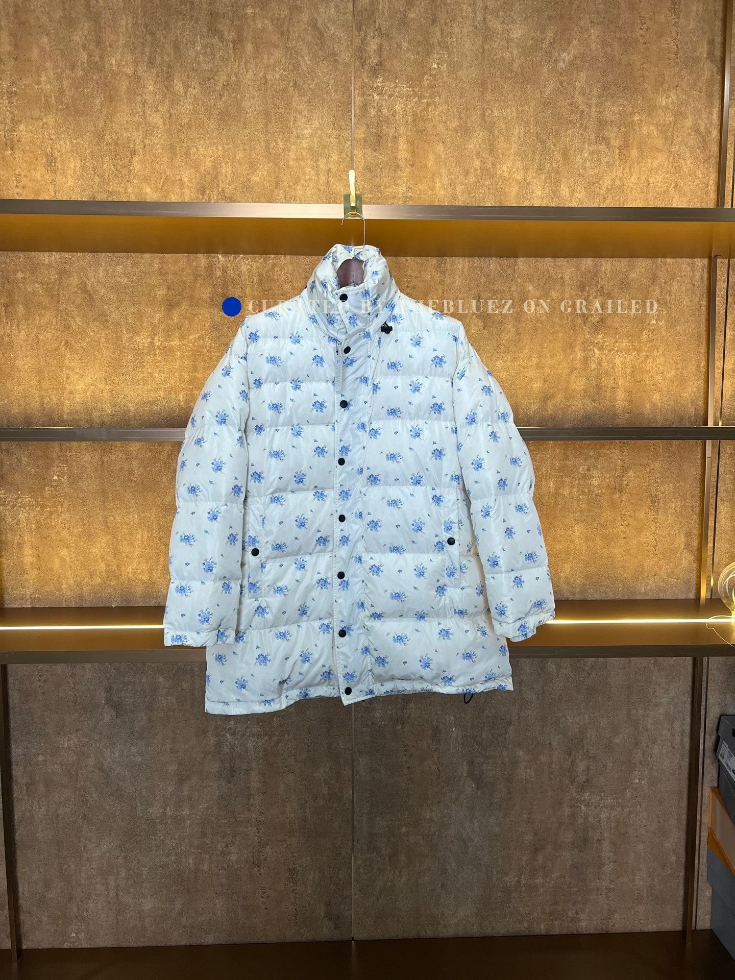Balenciaga Balenciaga Floral Puffer Jacket Size XXS / US 00 / IT 34 - 1 Thumbnail
