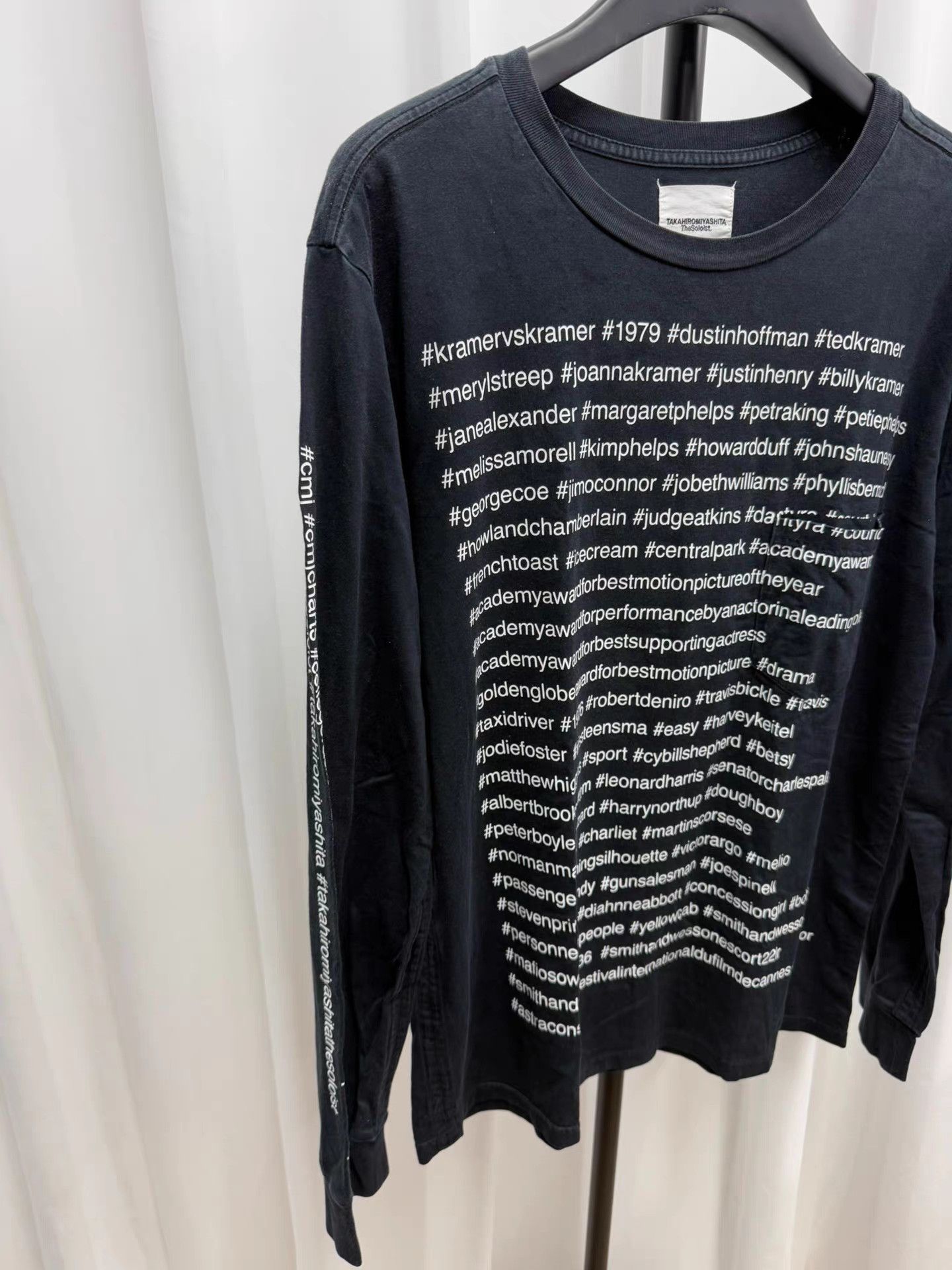 Takahiromiyashita The Soloist. The soloist Lyric Print Long Sleeve K20 Size US M / EU 48-50 / 2 - 3 Thumbnail