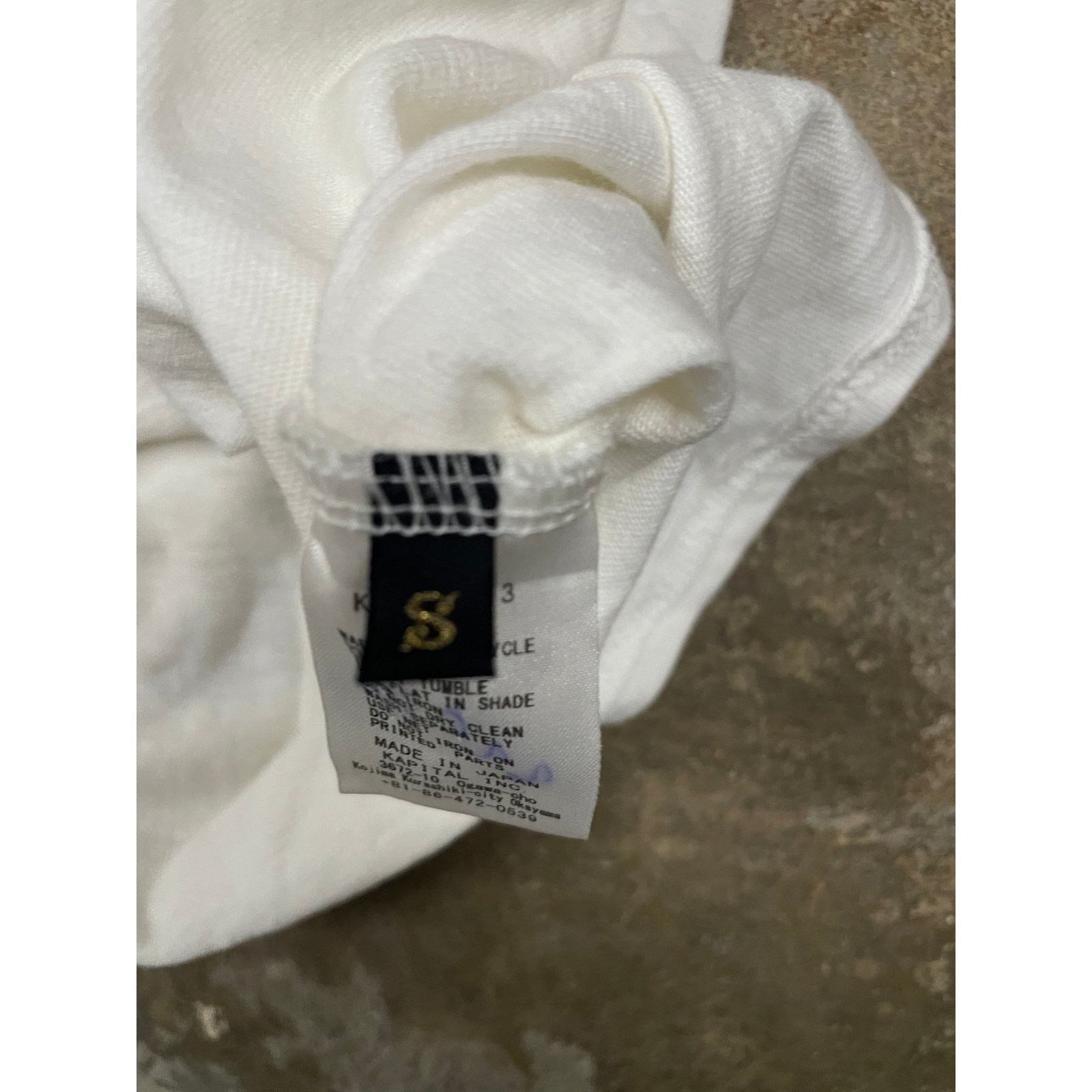 Kapital Kapital Zephyr Oversized Tee White Used 1 (Small) Size US S / EU 44-46 / 1 - 6 Thumbnail