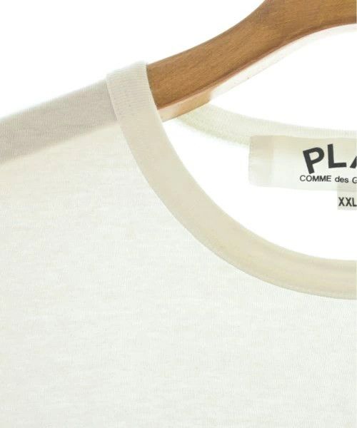 Comme des Garcons PLAY T-Shirts Short Sleeve Crewneck Cotton Plain White Size US XXL / EU 58 / 5 - 5 Thumbnail