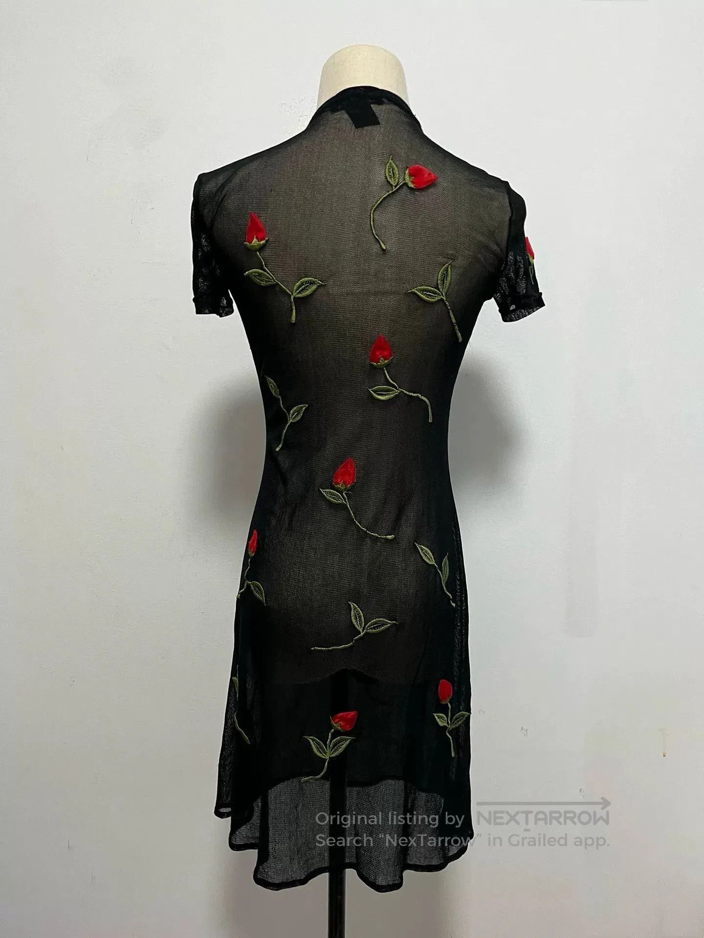 Vivienne Tam Vivienne Tam Embroidered Floral Mesh Dress. Size S / US 4 / IT 40 - 5 Thumbnail