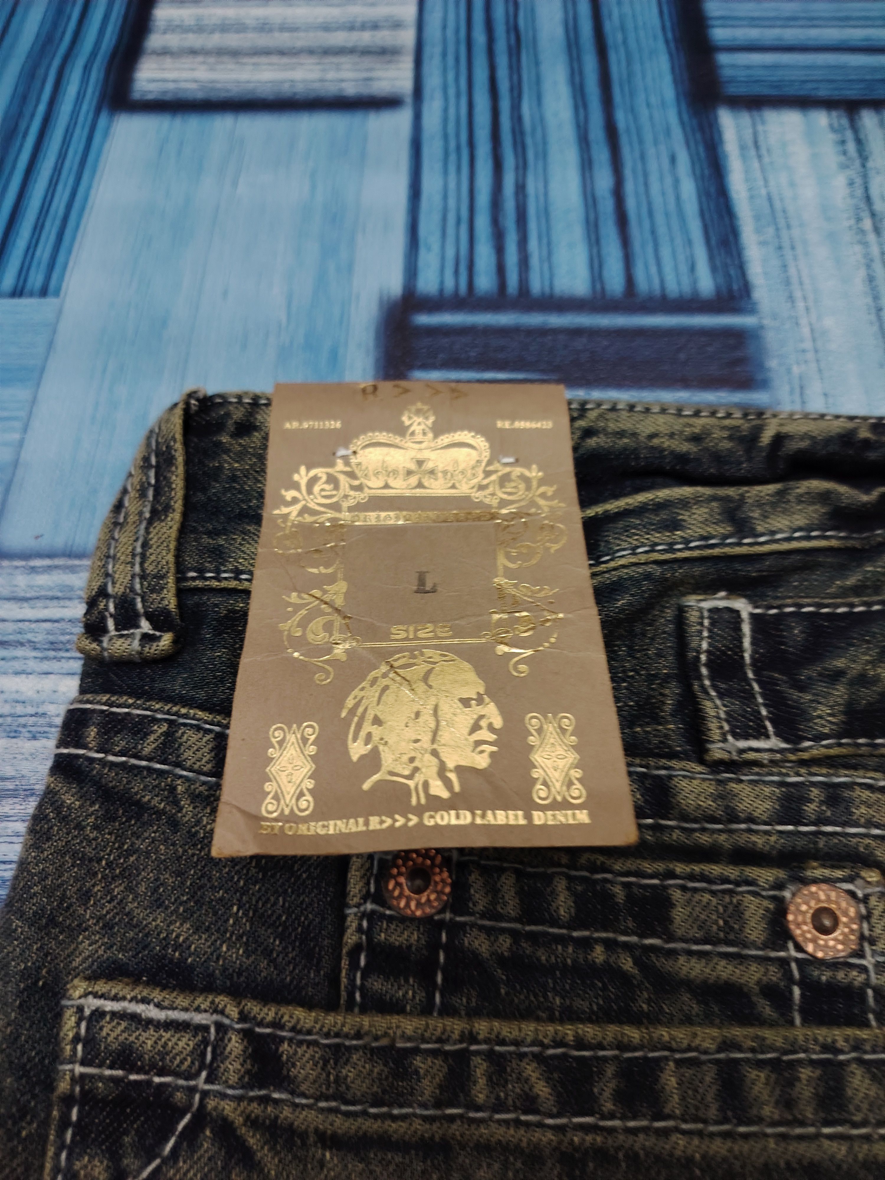 Hysteric Glamour 💥Insane💥 R>>> Jeans RH193 Mud Wash Flared Jeans Size US 31 - 22 Thumbnail