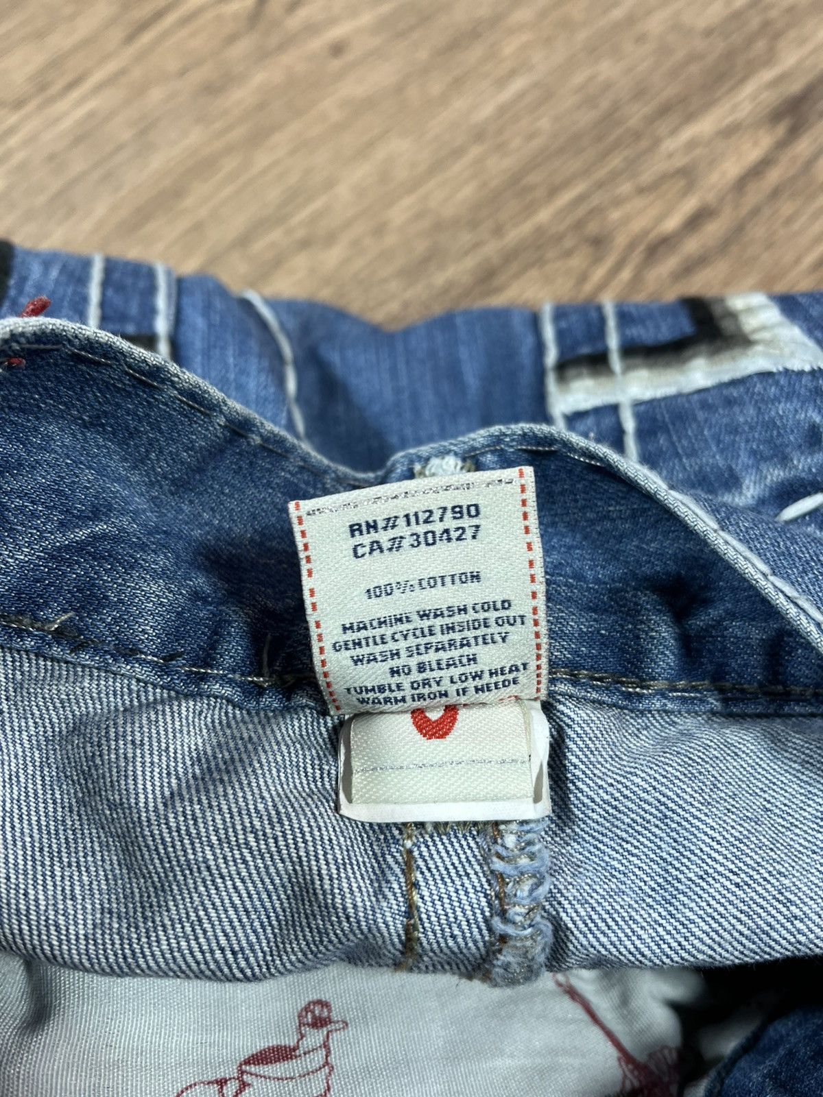 True Religion True Religion Straight Rare Denim Pants Jeans👖 Size US 34 / EU 50 - 10 Thumbnail