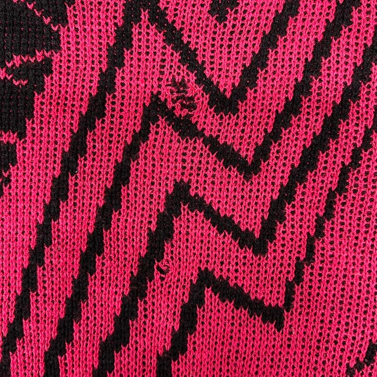 Other Pink and black vintage 80s sweater Size L / US 10 / IT 46 - 3 Thumbnail