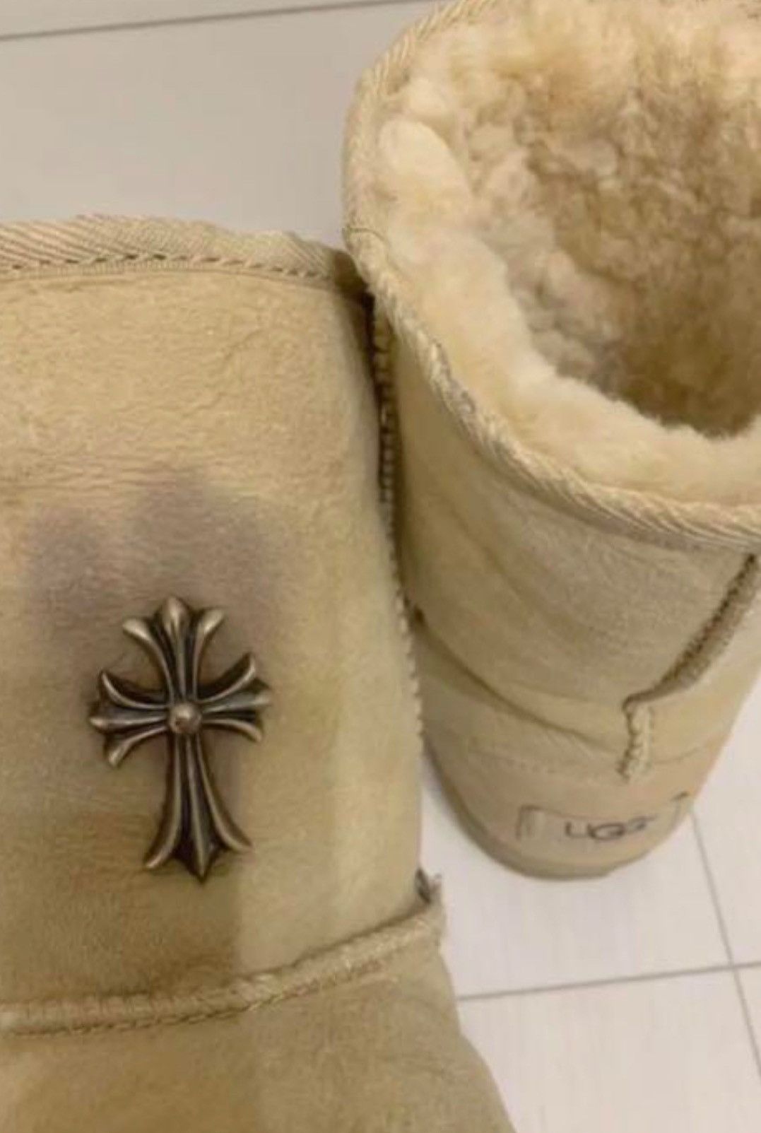 Chrome Hearts × Ugg Chrome heart x Uggs Size US 4 / IT 34 - 2 Thumbnail
