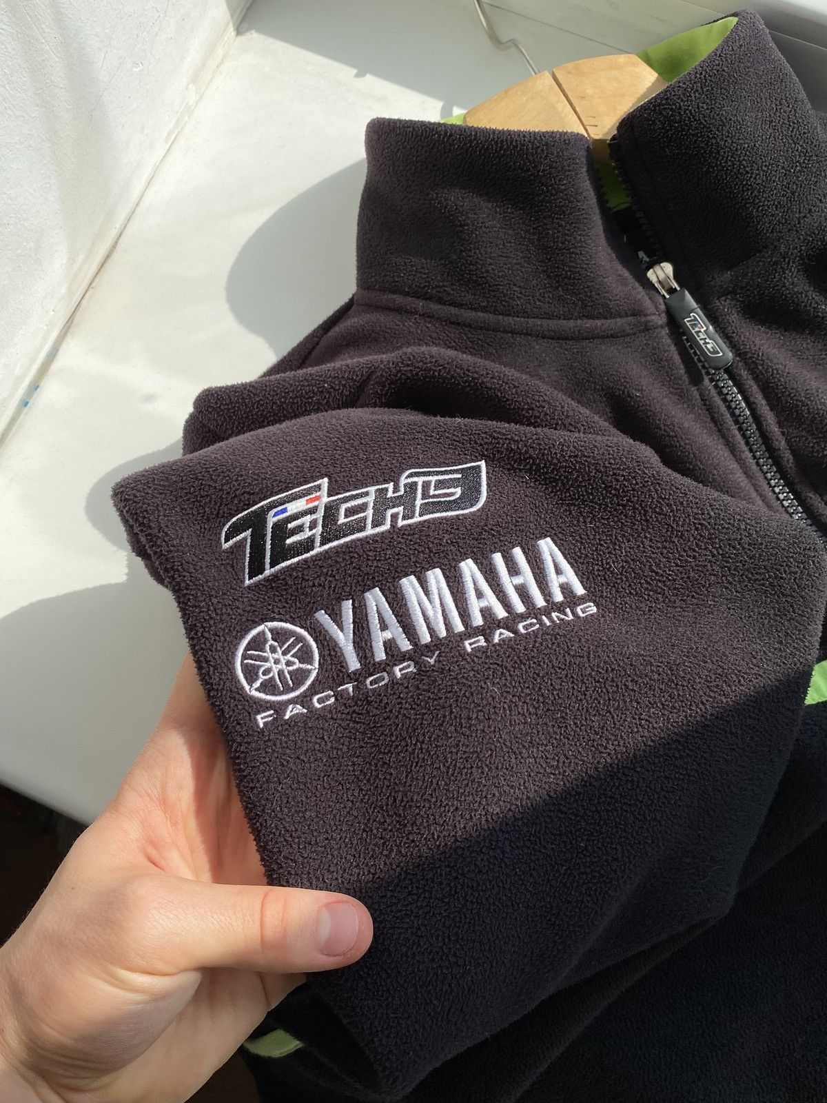 Yamaha Yamaha Racing Zip Sweatshirt BigLogo Vintage Moto Jacket Size US L / EU 52-54 / 3 - 5 Thumbnail