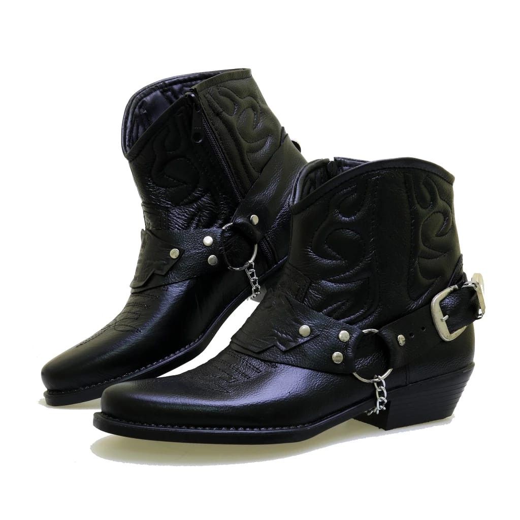 Cowboy Equipment × Designer × Rider Boot Co. Jaxx Cowboy Boots Black Size US 10 / EU 43 - 2 Thumbnail
