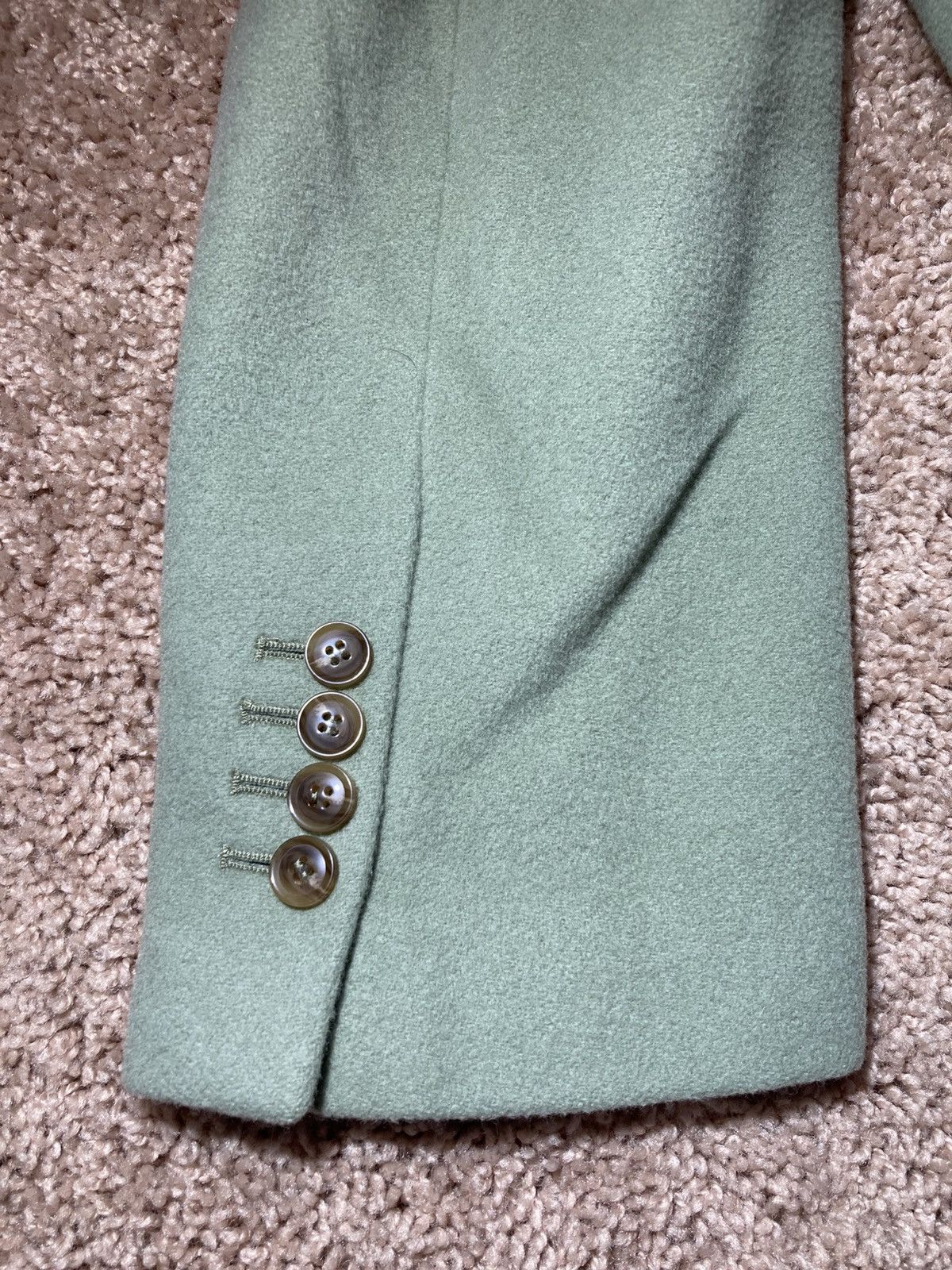 Martine Rose AW19 Martine Rose Mint Green Wool Overcoat 2019 3B M Jacket Size US M / EU 48-50 / 2 - 10 Thumbnail