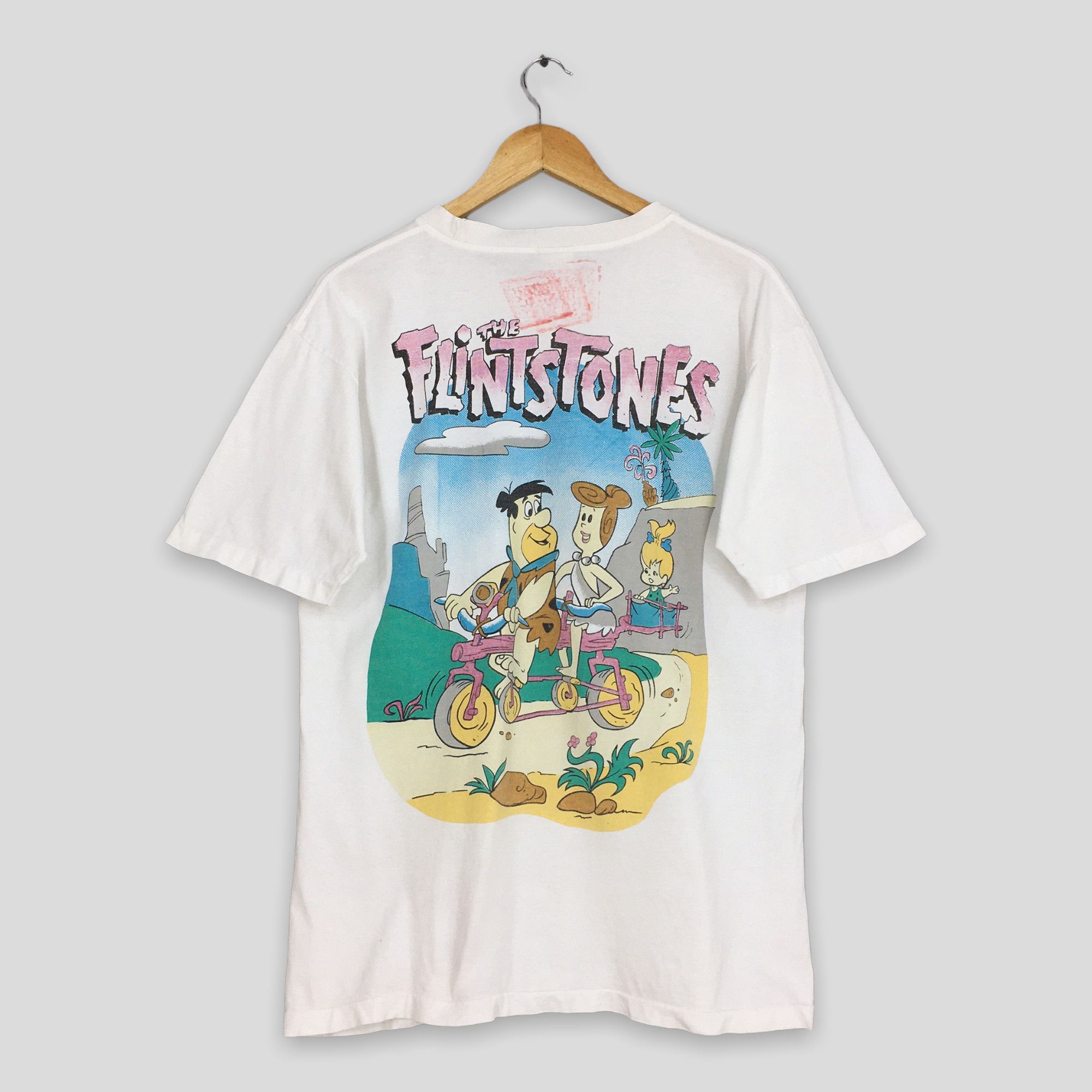 Cartoon Network × Vintage Vintage 90s The Flintstones American Sitcom Tshirt Medium Size US M / EU 48-50 / 2 - 1 Thumbnail