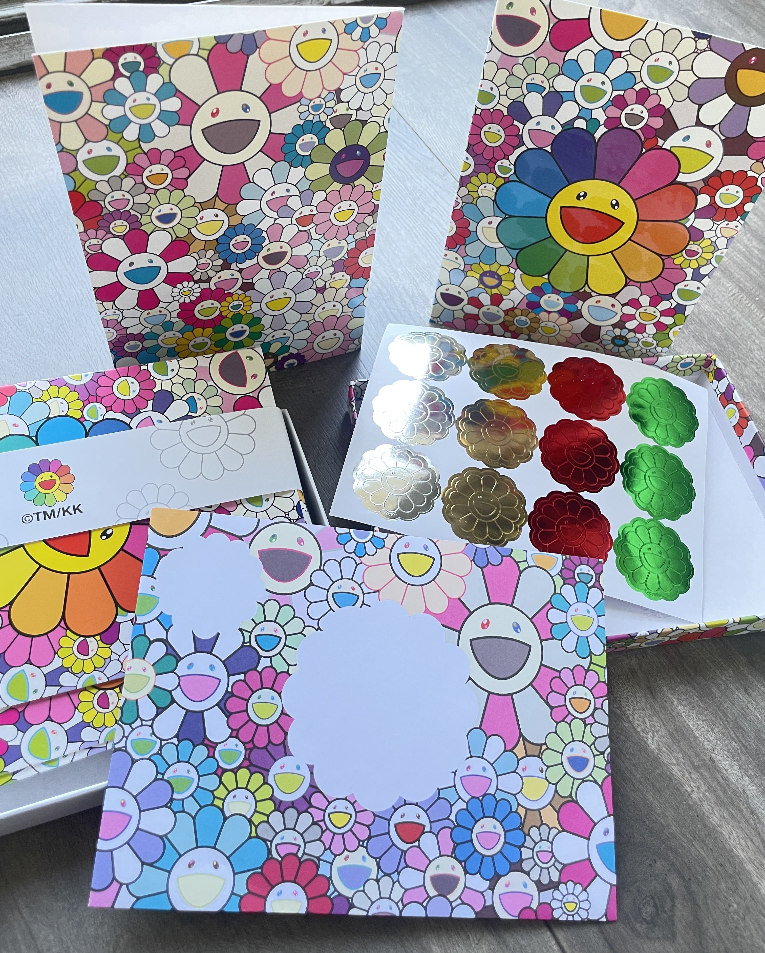Japanese Brand New Murakami TM/KK Stationary Set 12 Cards, Stickers Size ONE SIZE - 1 Thumbnail