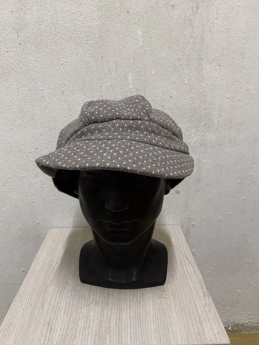 Japanese Brand × Vintage Japanese Brand Polkadot Visor Hat Size ONE SIZE - 3 Thumbnail