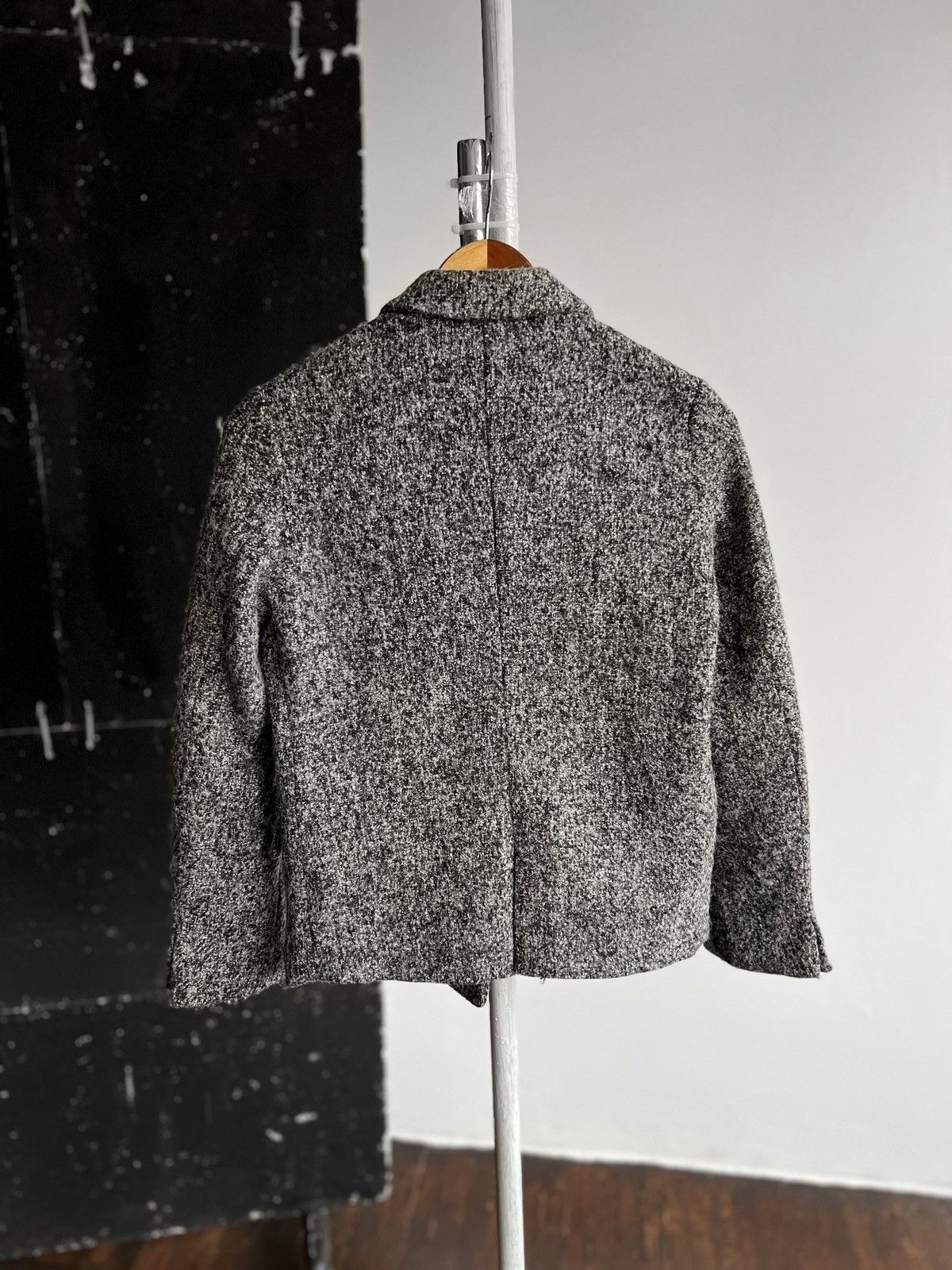 Designer Les Coyotes De Paris Womens Gray Blazer Jacket Chrissy Size S / US 4 / IT 40 - 3 Thumbnail