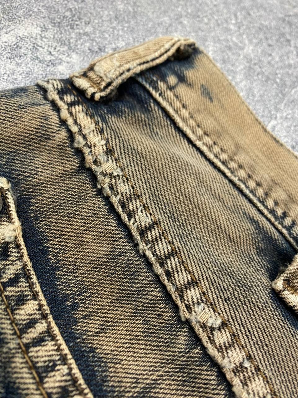 Wrangler Wrangler Jeans Dirty Pants faded crazy thrash y2k distressed Size US 36 / EU 52 - 19 Thumbnail