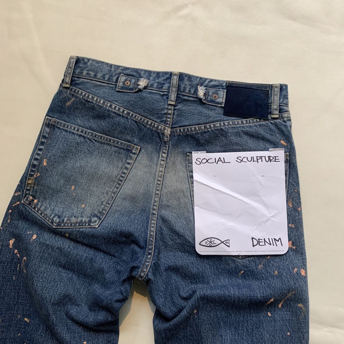 Visvim VISVIM SCULPTURE 01 WIDE DAMAGED 41 Size US 32 / EU 48 - 6 Thumbnail