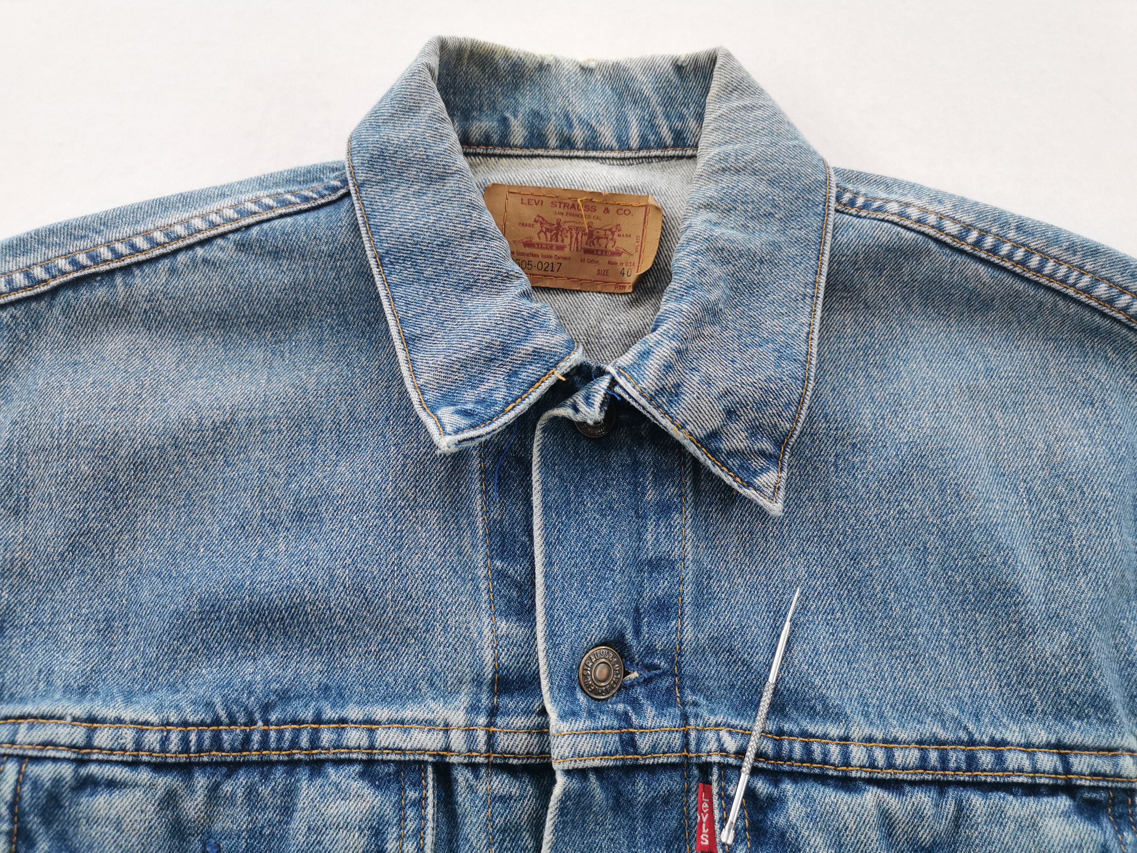 Levi's Distressed Vintage 90s Levis Lot 70505 Denim Jacket Size US M / EU 48-50 / 2 - 8 Thumbnail