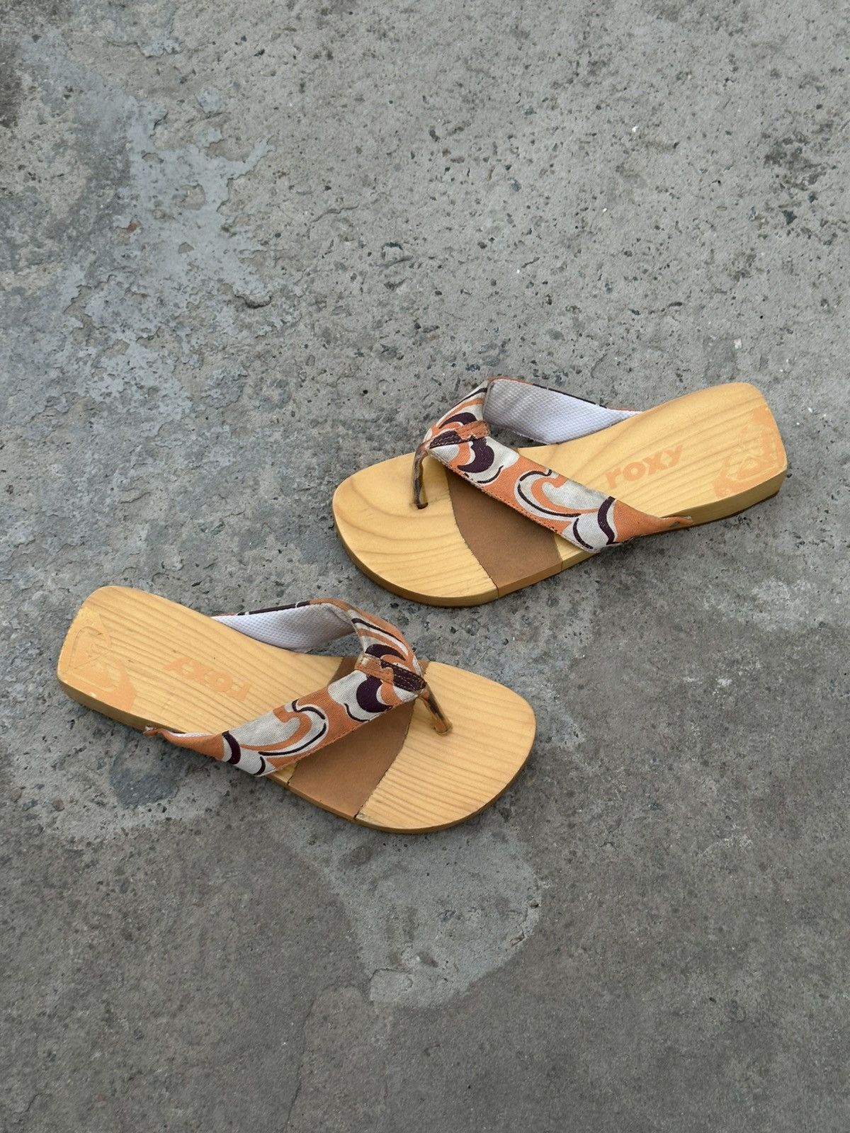 Japanese Brand × Quicksilver Vintage Japanese Style Slip On Quicksilver Wood Platform Y2K Size US 8 / IT 38 - 1 Thumbnail