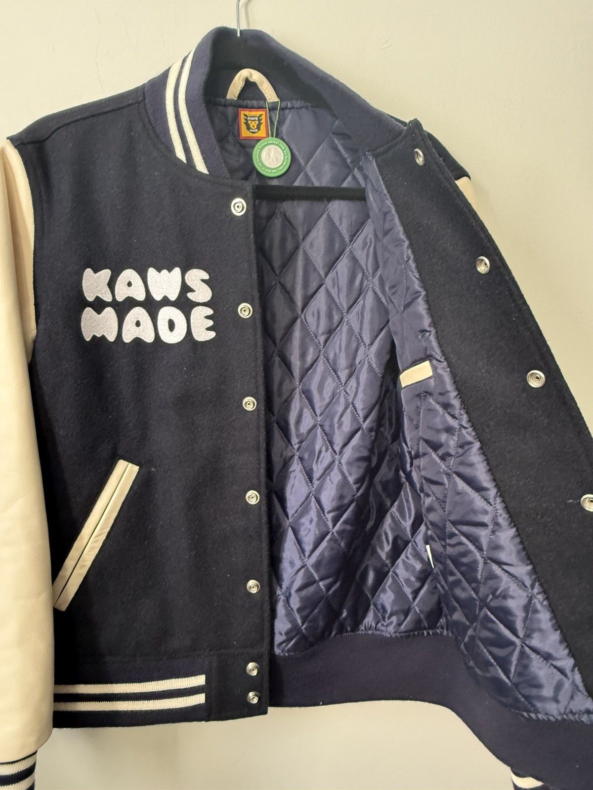 Human Made × Kaws Kaws x Human Made “Kaws Made” Varsity Jacket Size US M / EU 48-50 / 2 - 5 Thumbnail