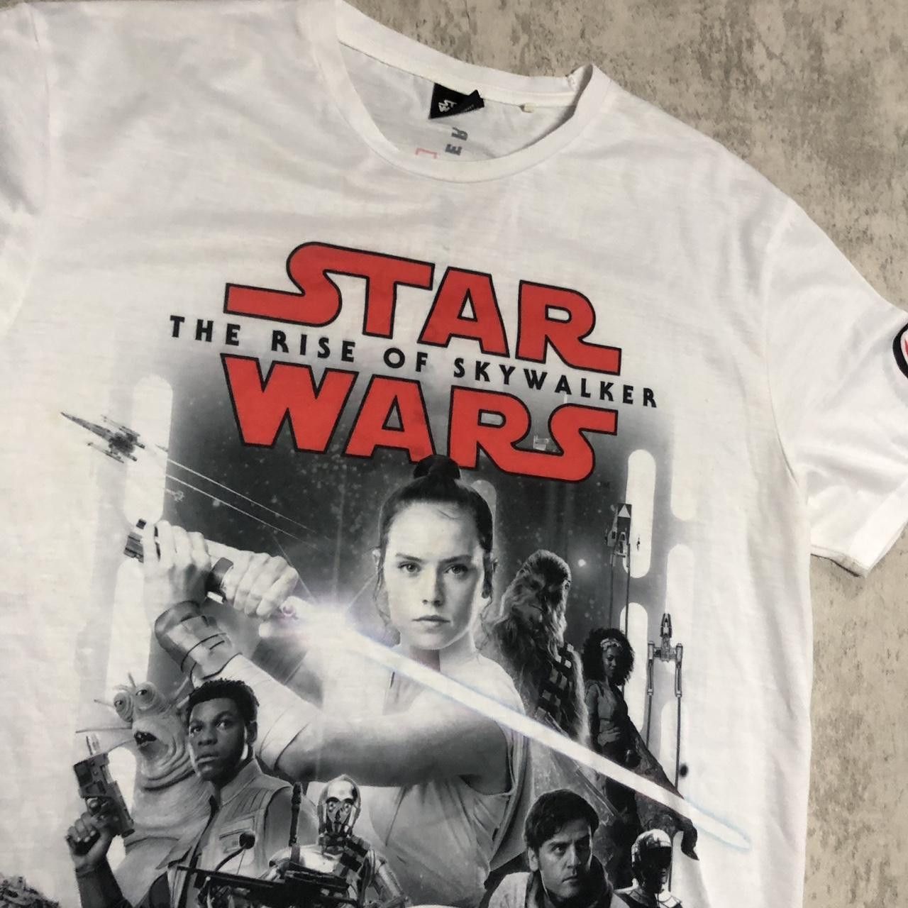 Star Wars White Star Wars Rise of Skywalker T-shirt #StarWars Size US L / EU 52-54 / 3 - 2 Thumbnail