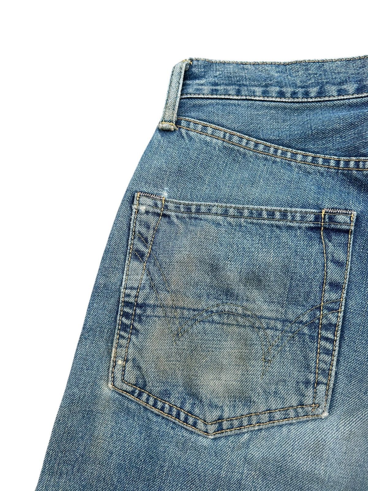 Kapital Vintage Edwin 505 Selvedge Baggy Distressed Dirty Denim Jean Size US 28 / EU 44 - 14 Thumbnail