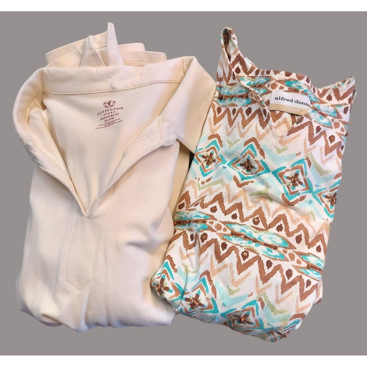 Other Womens Plus Size 2XL Bundle 2-Blouses & 1-Dress Pant Work At Size 3XL / US 20-22 - 2 Thumbnail