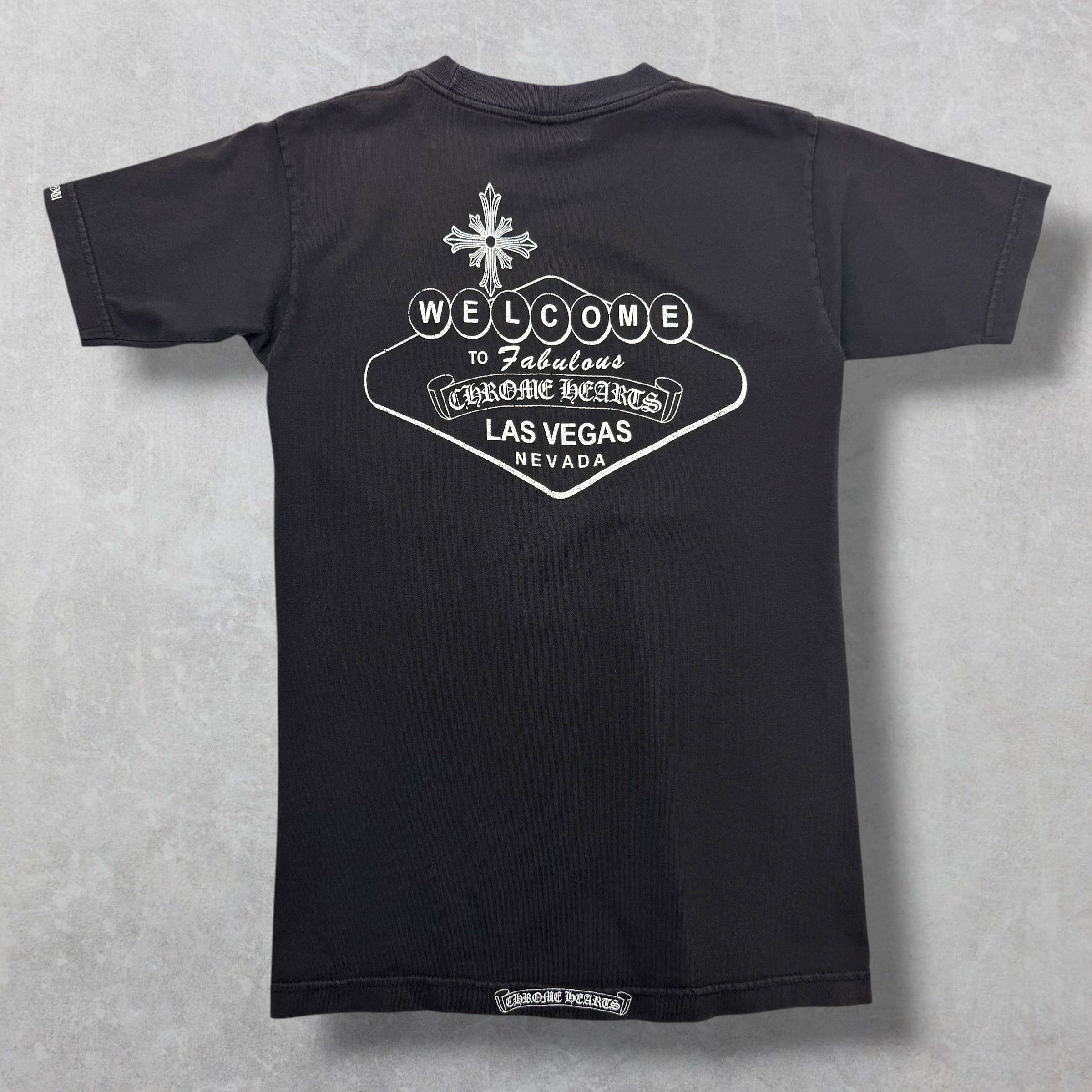 Chrome Hearts Vintage Chrome Hearts Black Welcome to Vegas Tee S Size US S / EU 44-46 / 1 - 2 Thumbnail