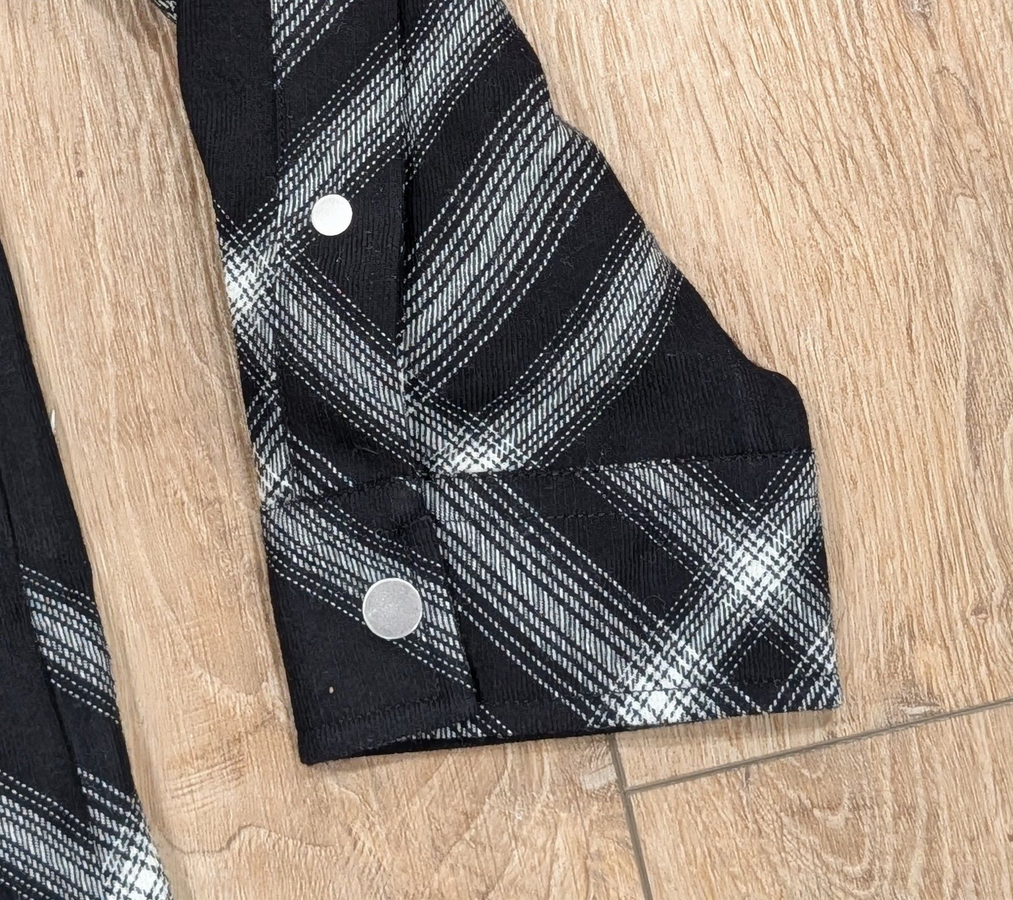 Burberry Burberry Wool Check Patterned Overshirt Monochrome Medium Size US M / EU 48-50 / 2 - 5 Thumbnail