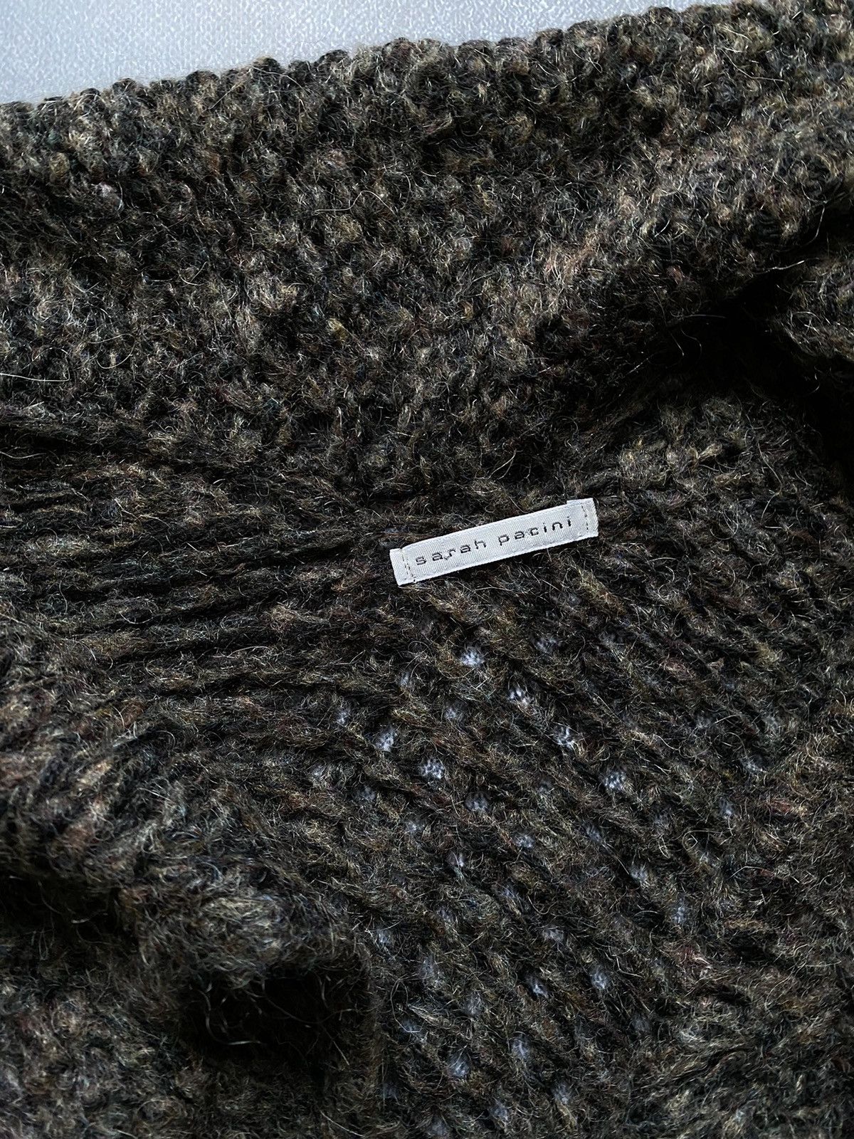 14th Addiction × If Six Was Nine × Le Grande Bleu (L.G.B.) Sarah Pacini Asymmetrical Cardigan Type CCP Yohji Yamamoto Size ONE SIZE - 7 Thumbnail