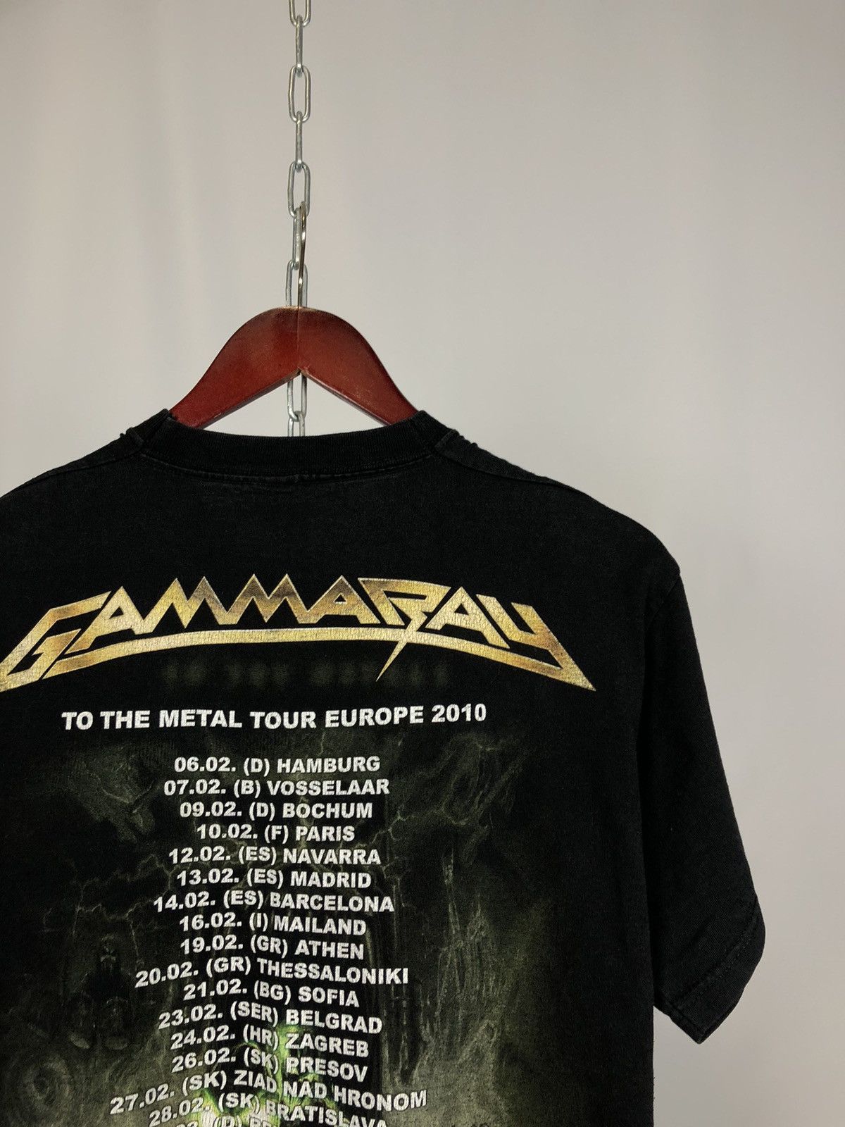 Band Tees Gamma ray 2010 rock metal T-shirts Size US L / EU 52-54 / 3 - 5 Thumbnail