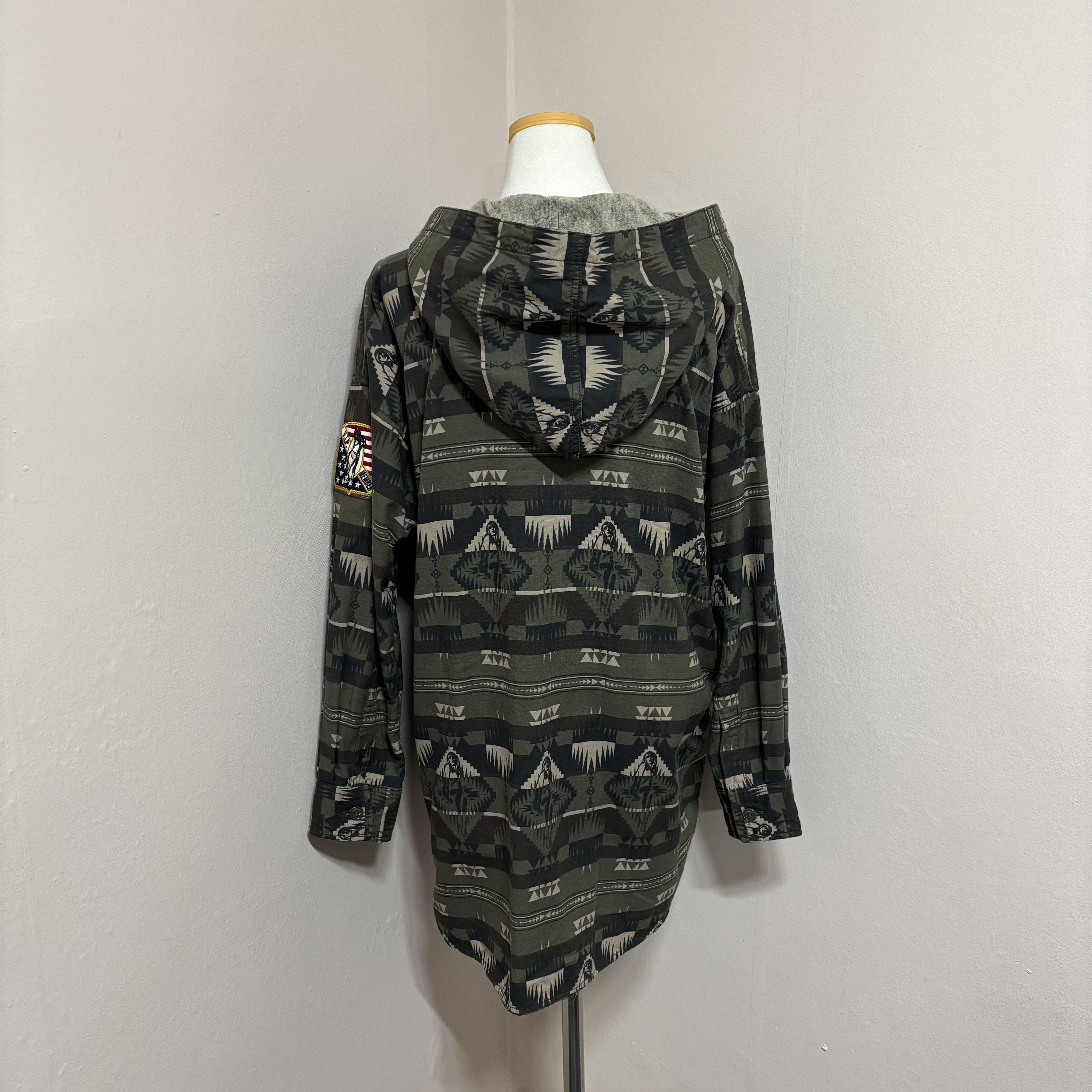 Hysteric Glamour HYSTERIC GLAMOUR Navajo Pattern Hooded Jacket Size M / US 6-8 / IT 42-44 - 3 Thumbnail