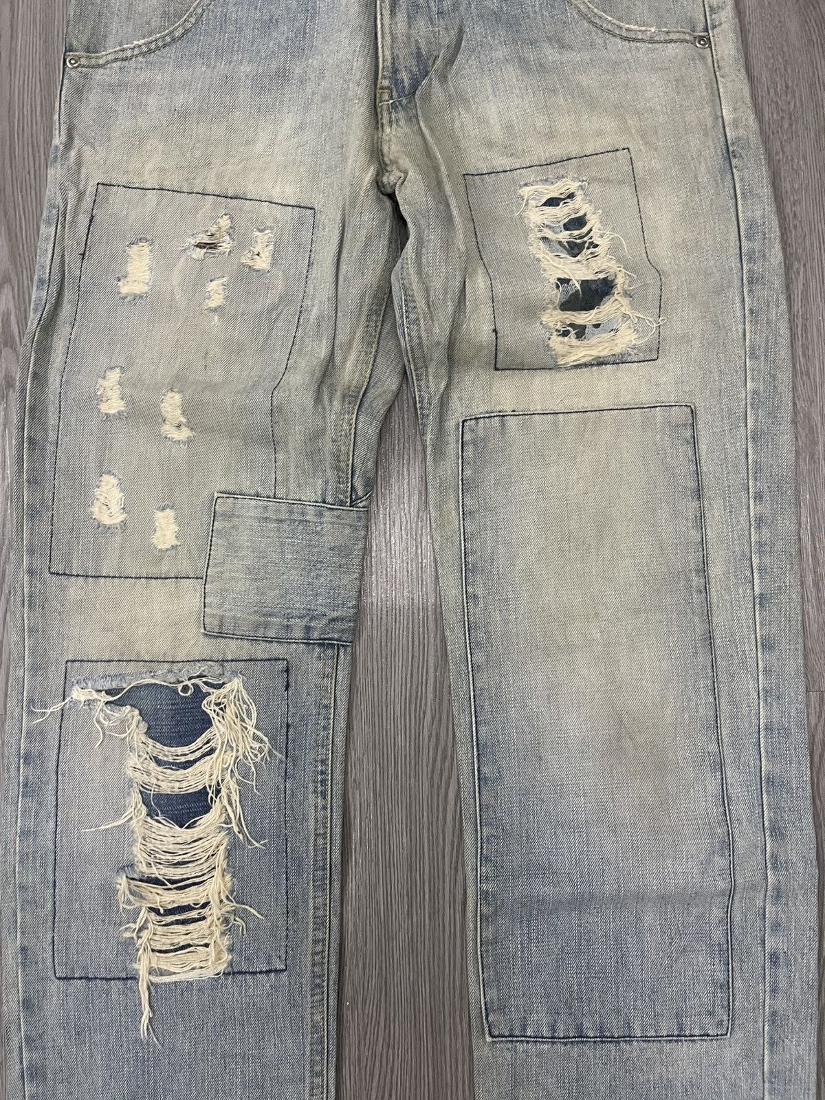 Quiksilver Quicksilver FLW boro distressed denim Size US 30 / EU 46 - 5 Thumbnail