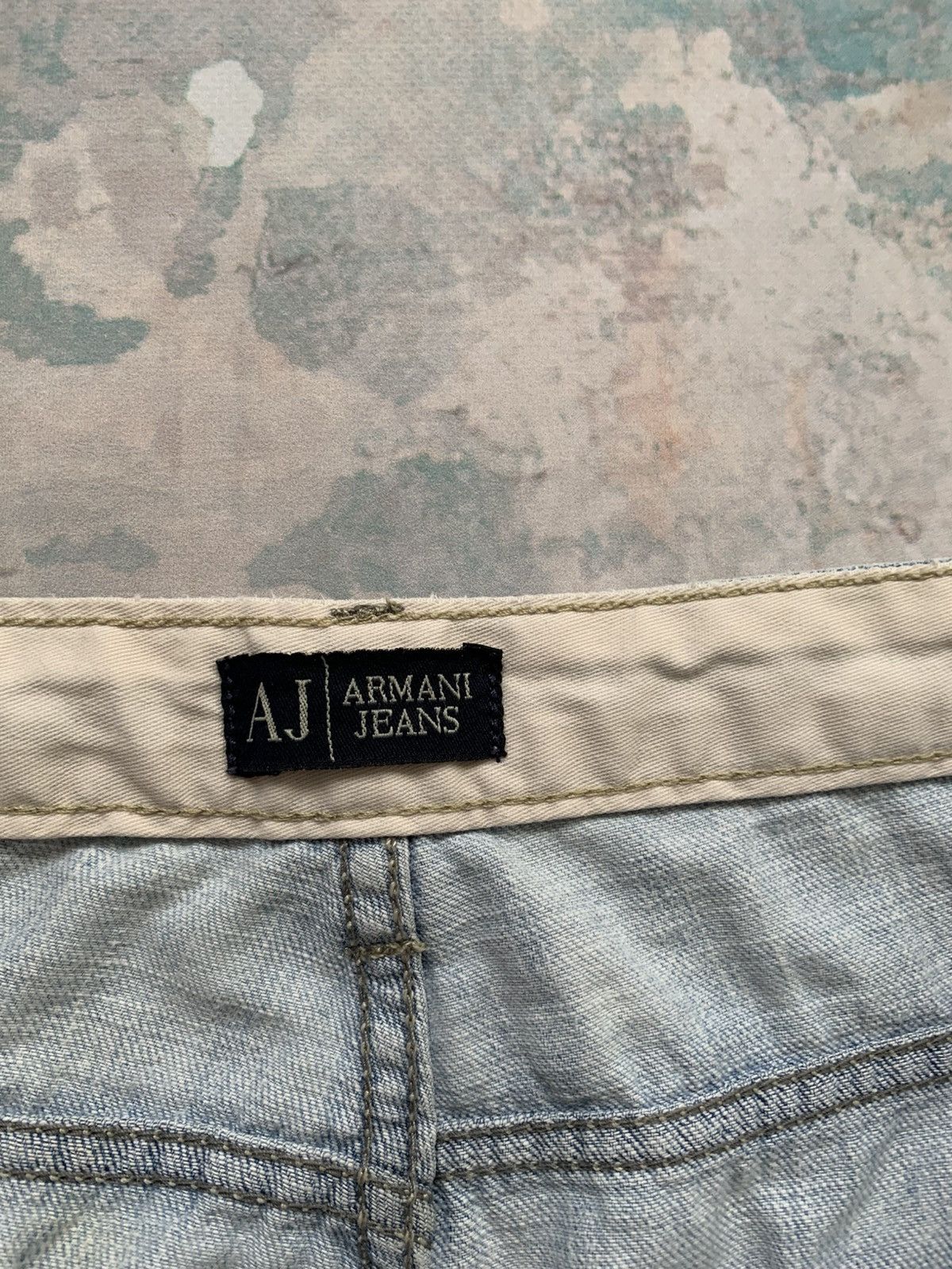 Armani Armani Y2K Distressed Denim Shorts Hype 2000s Destroyed Rare Size US 36 / EU 52 - 18 Thumbnail