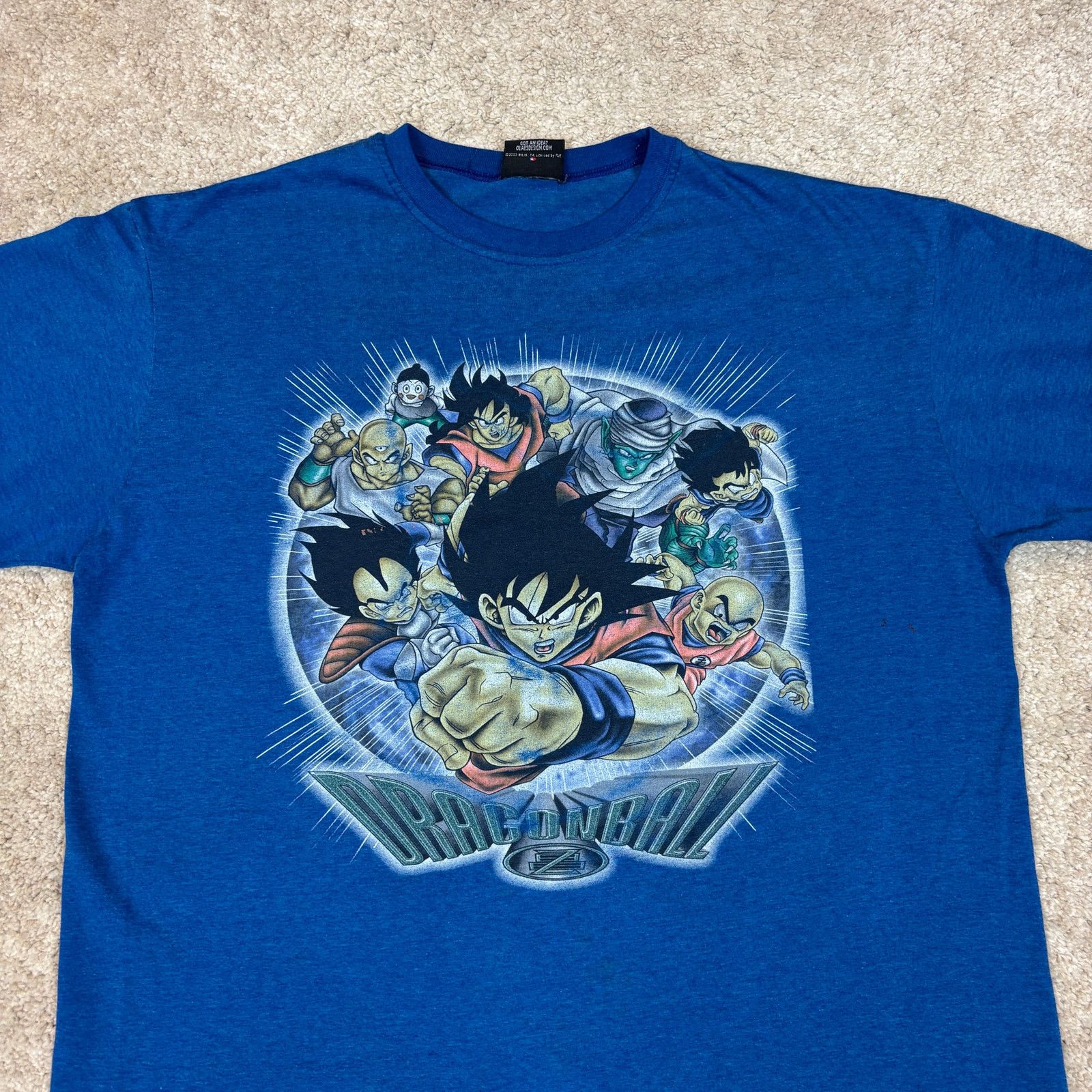 Anime × Vintage Vintage Y2K 2000 Dragon Ball Z Anime Shirt Large DBZ Goku Size US L / EU 52-54 / 3 - 2 Thumbnail