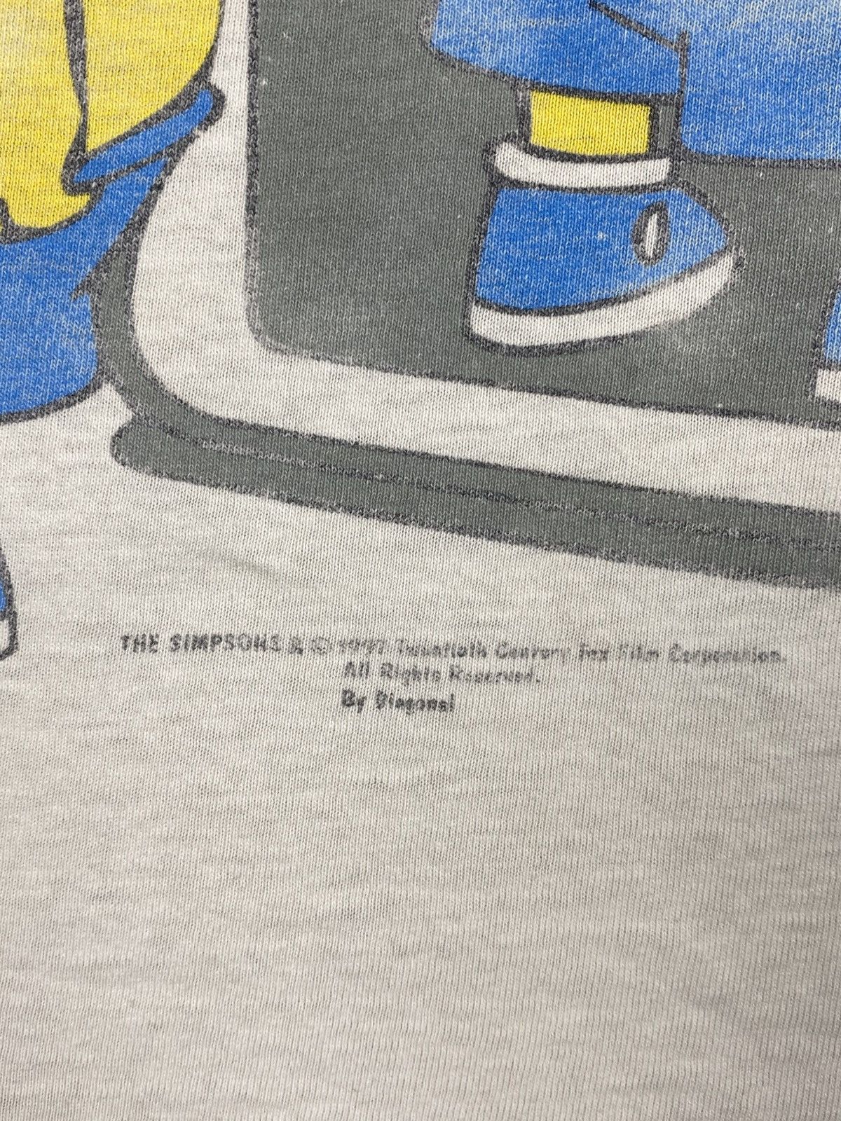 Fruit Of The Loom Vtg 1997 Bart Simpson Screen Stars Extreme Distressed Tee Size US L / EU 52-54 / 3 - 17 Thumbnail