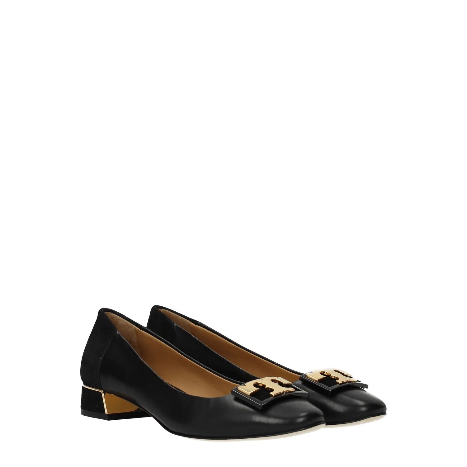Tory Burch ob1o1e1124 Leather Ballet Flats in Black Size US 5 / IT 35 - 2 Thumbnail