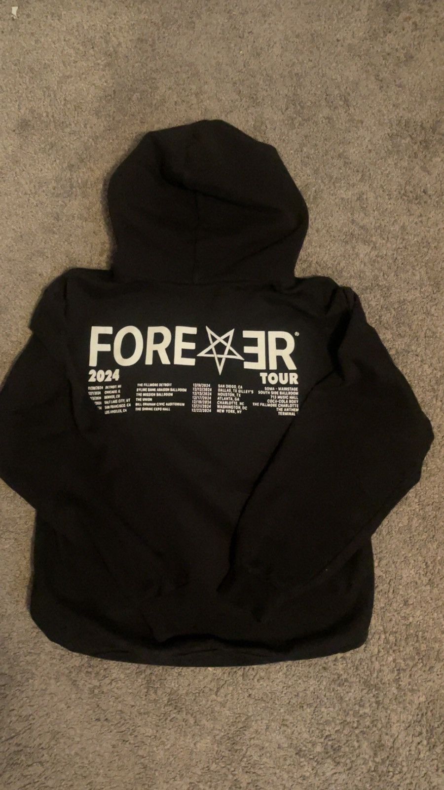 Destroy Lonely Destroy Lonely forever 24 tour pentagram hoodie Size US L / EU 52-54 / 3 - 2 Thumbnail