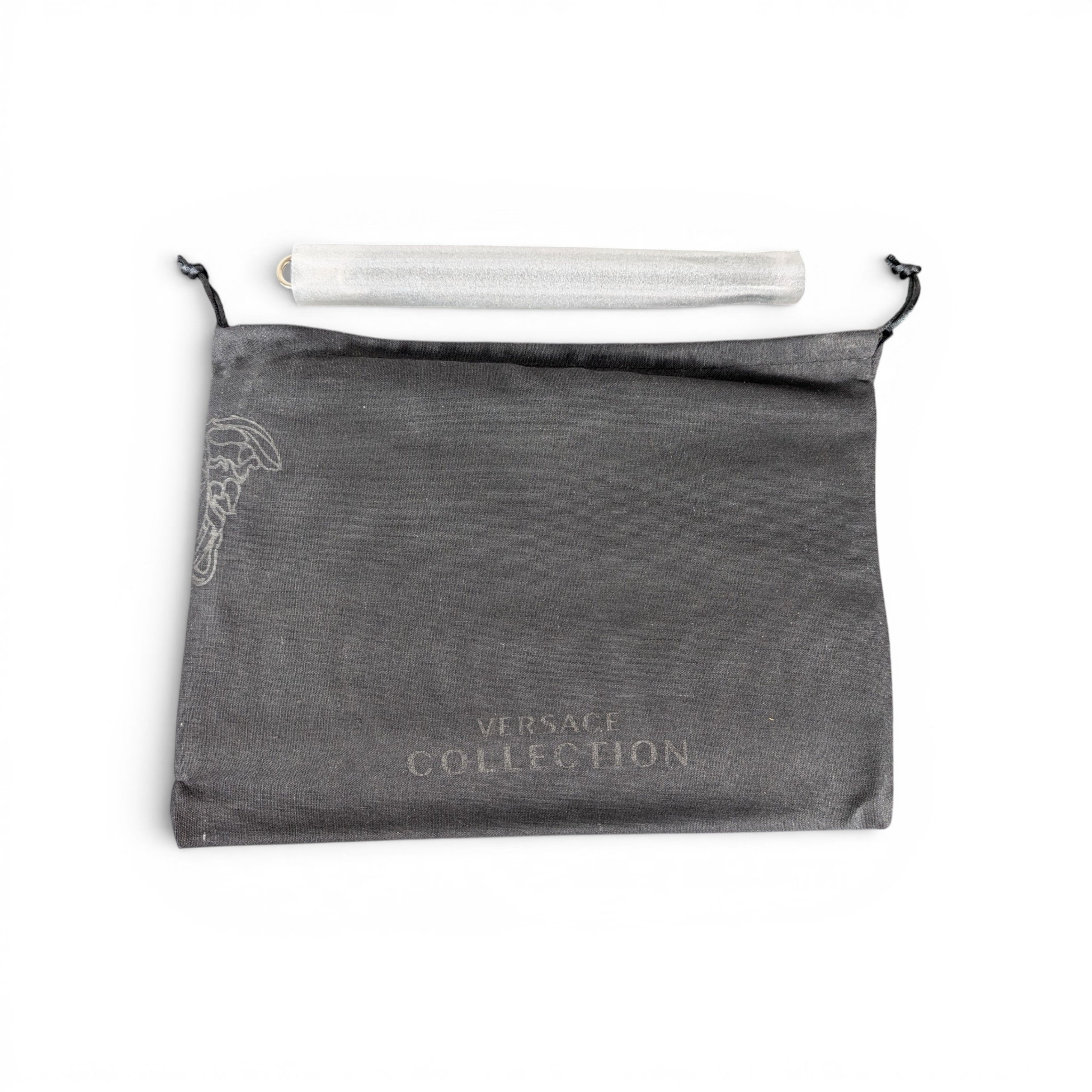 Versace VERSACE COLLECTION BLACK POUCH WITH LOGO Size ONE SIZE - 6 Thumbnail